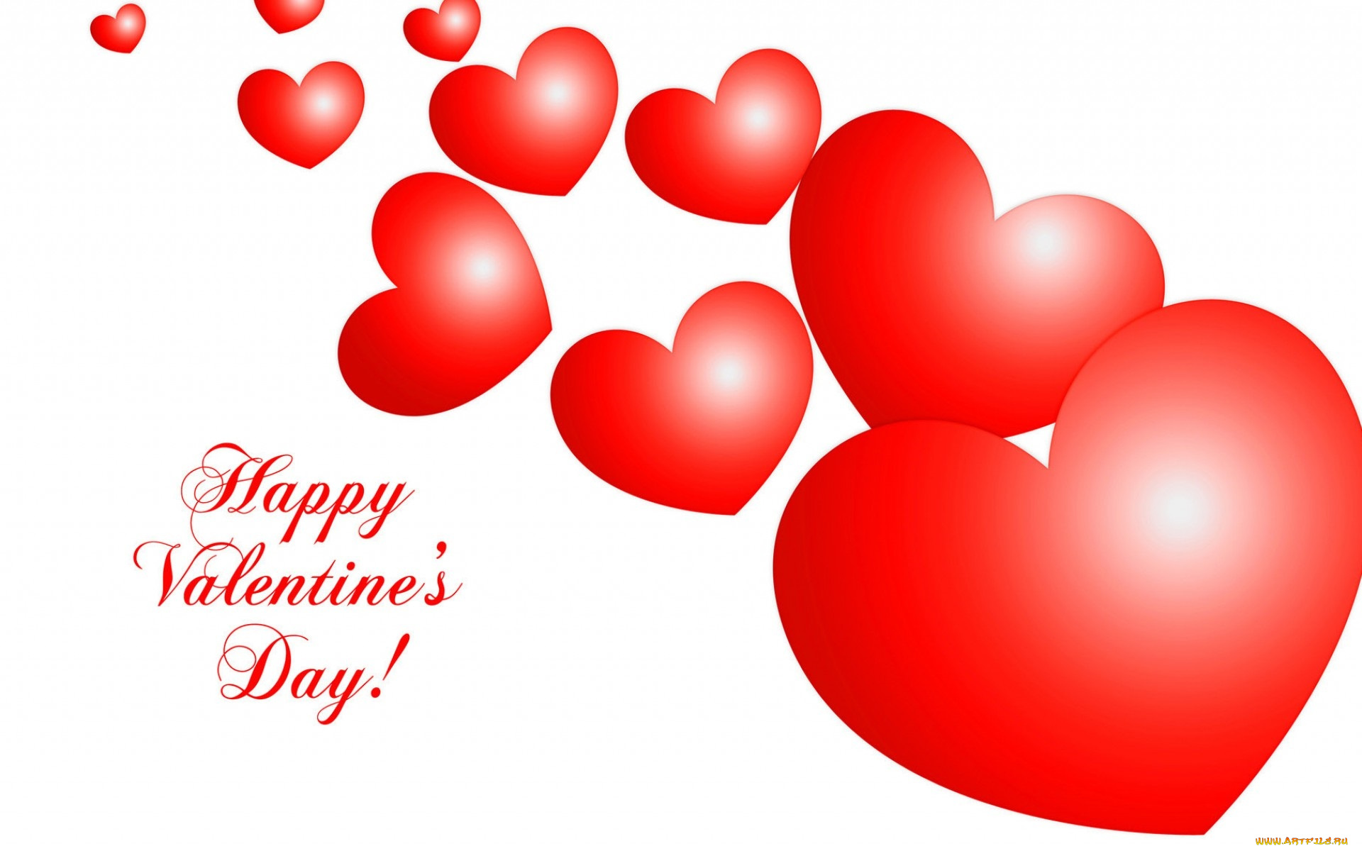 праздничные, день, святого, валентина, , сердечки, , любовь, красный, белый
