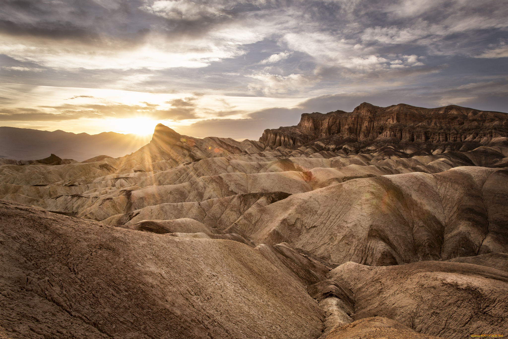 природа, восходы, закаты, сияние, облака, скалы, горы