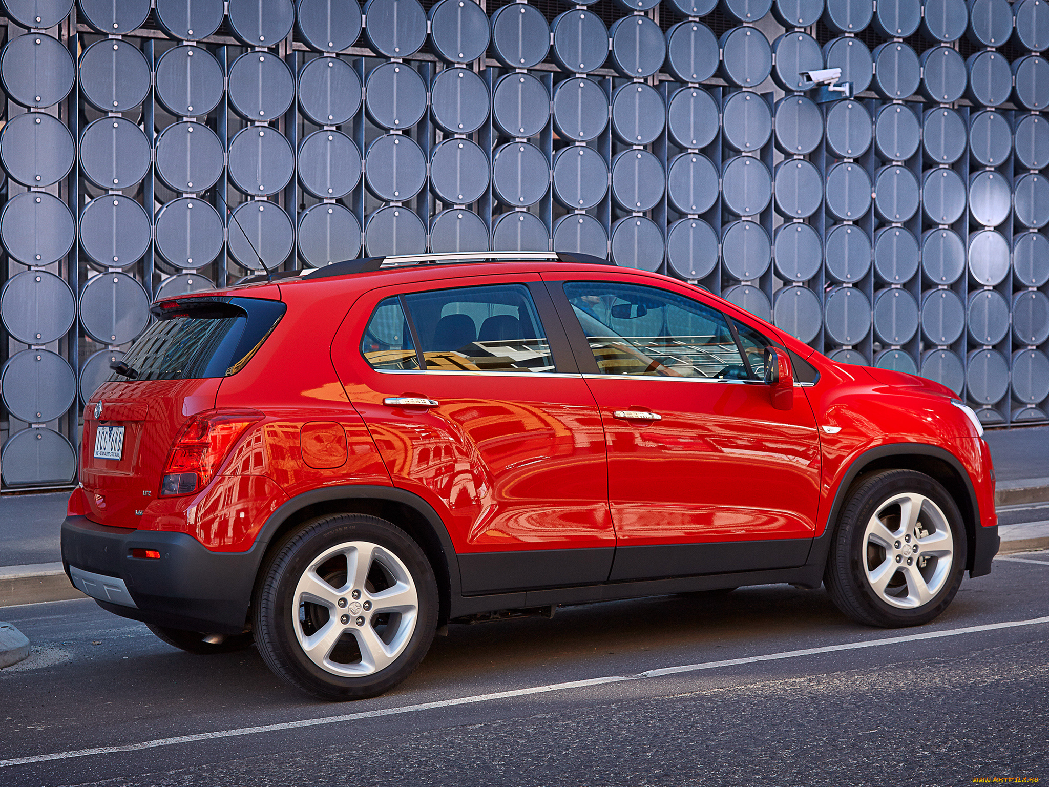 автомобили, holden, trax, красный, 2013г, ltz