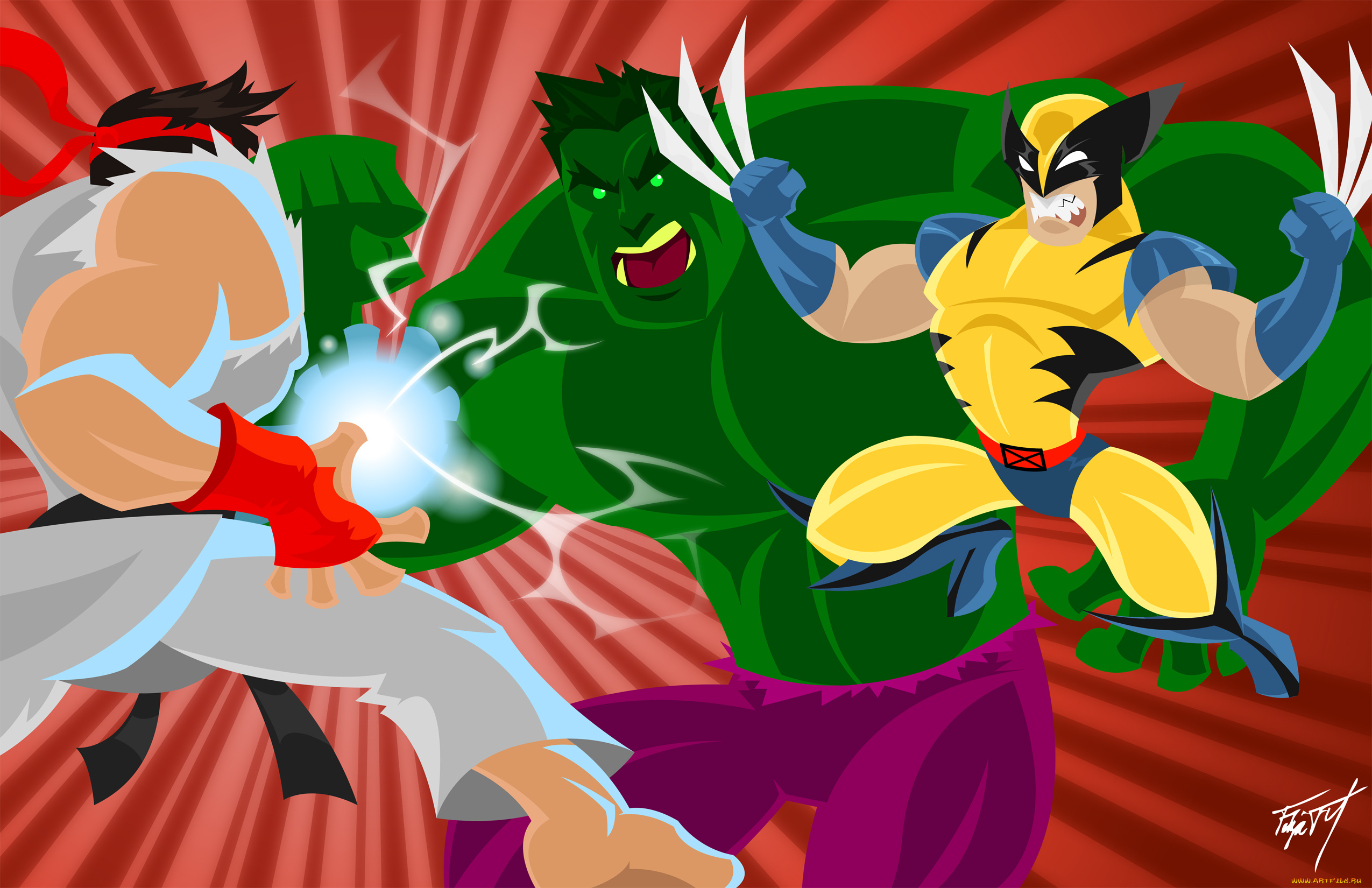 векторная, графика, другое, marvel