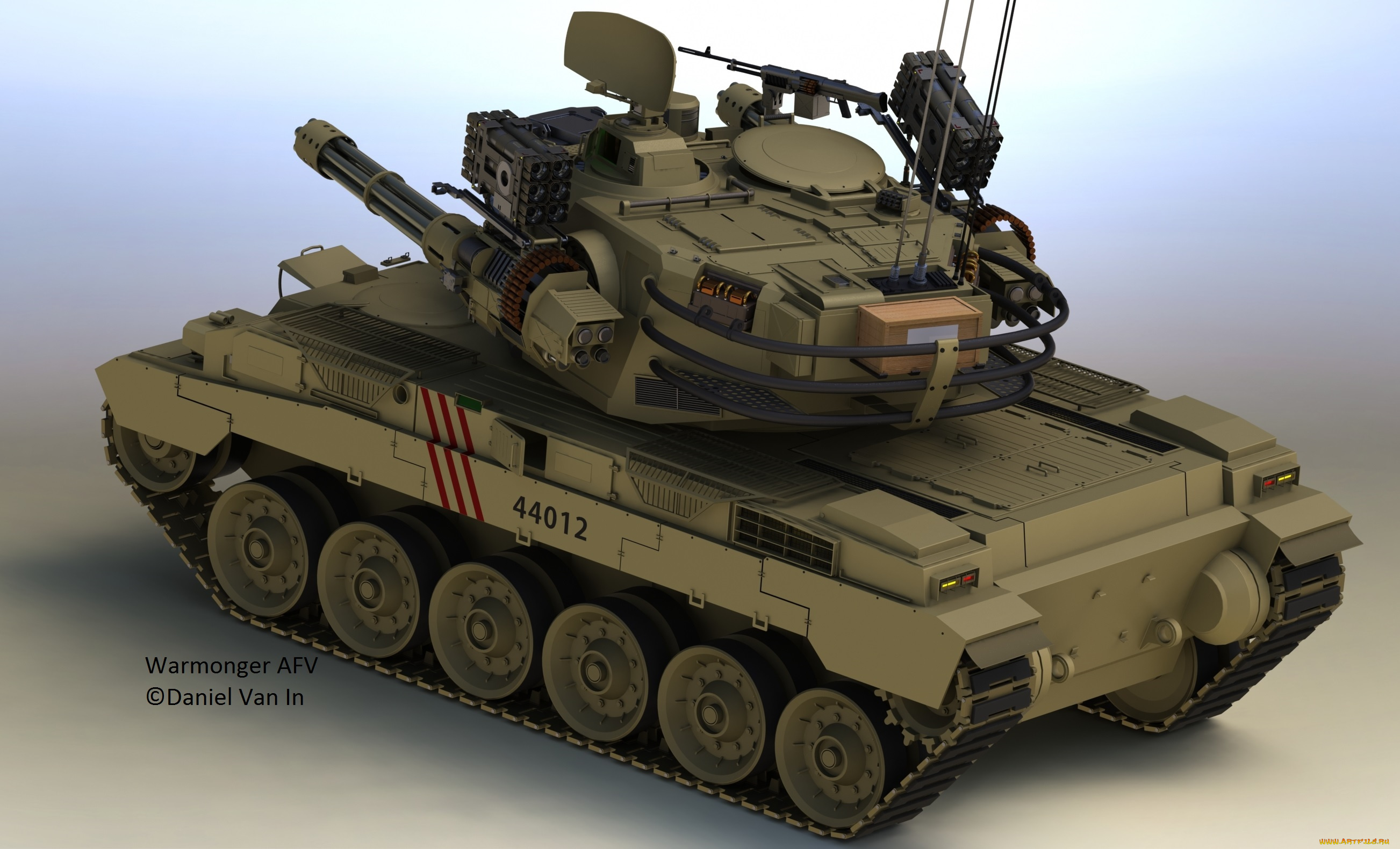 техника, 3d, танк