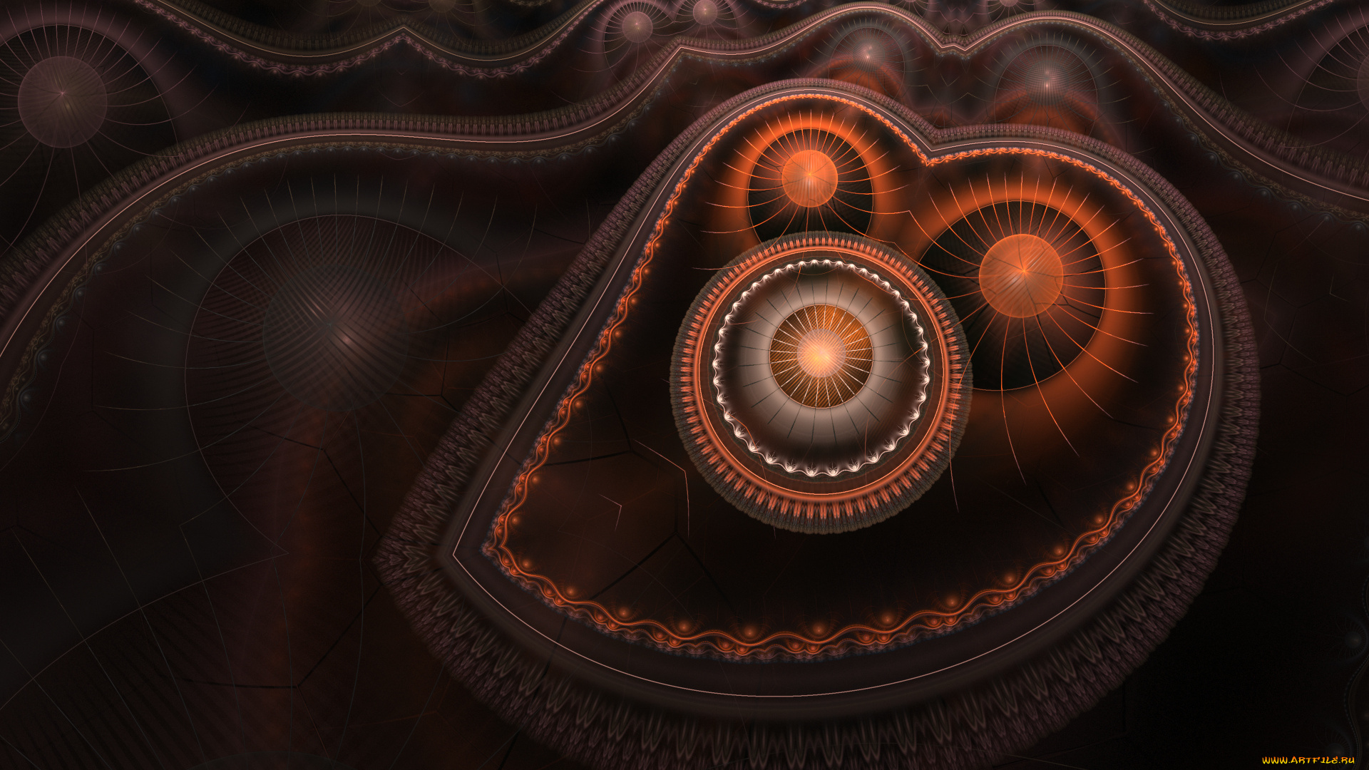 3д, графика, фракталы, , fractal, цвета, фон, узор