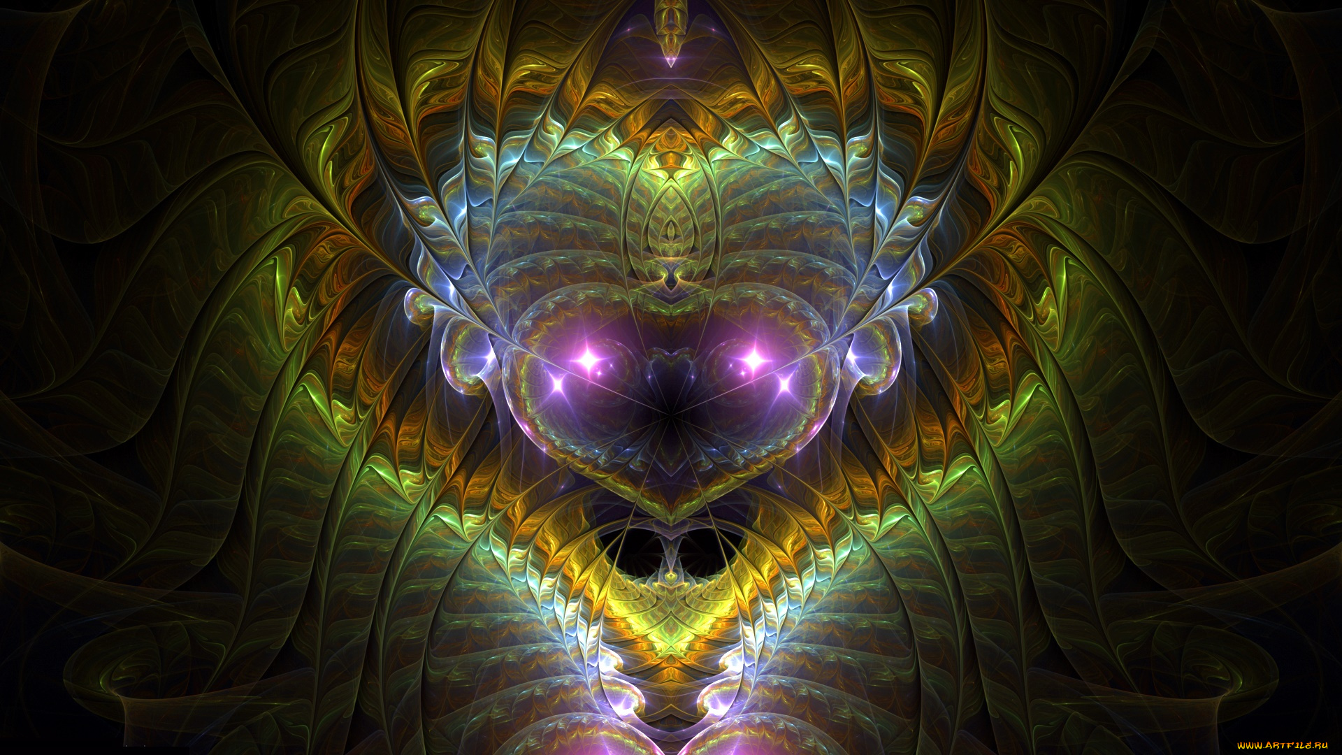 3д, графика, фракталы, , fractal, цвета, фон, узор