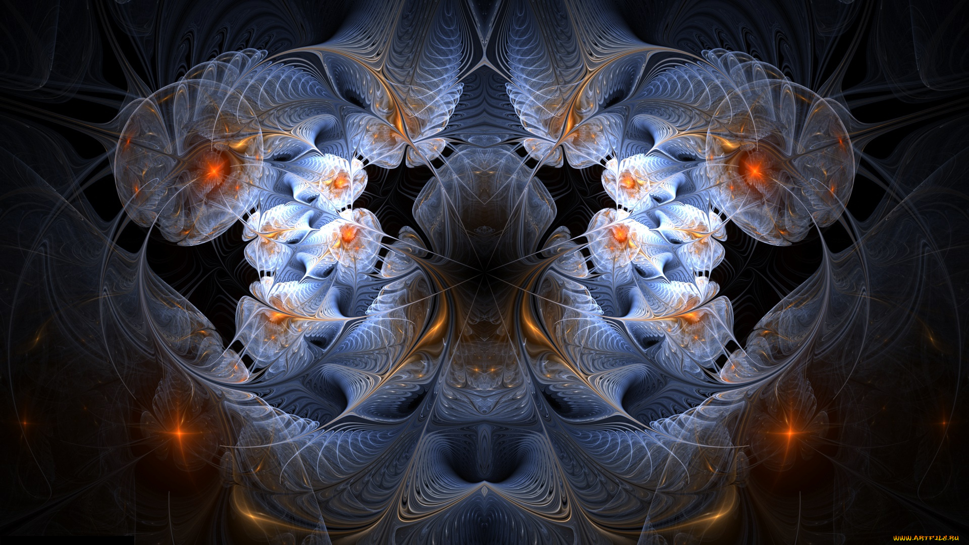 3д, графика, фракталы, , fractal, цвета, фон, узор