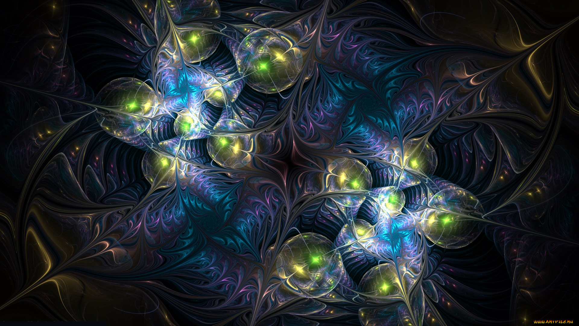 3д, графика, фракталы, , fractal, цвета, фон, узор