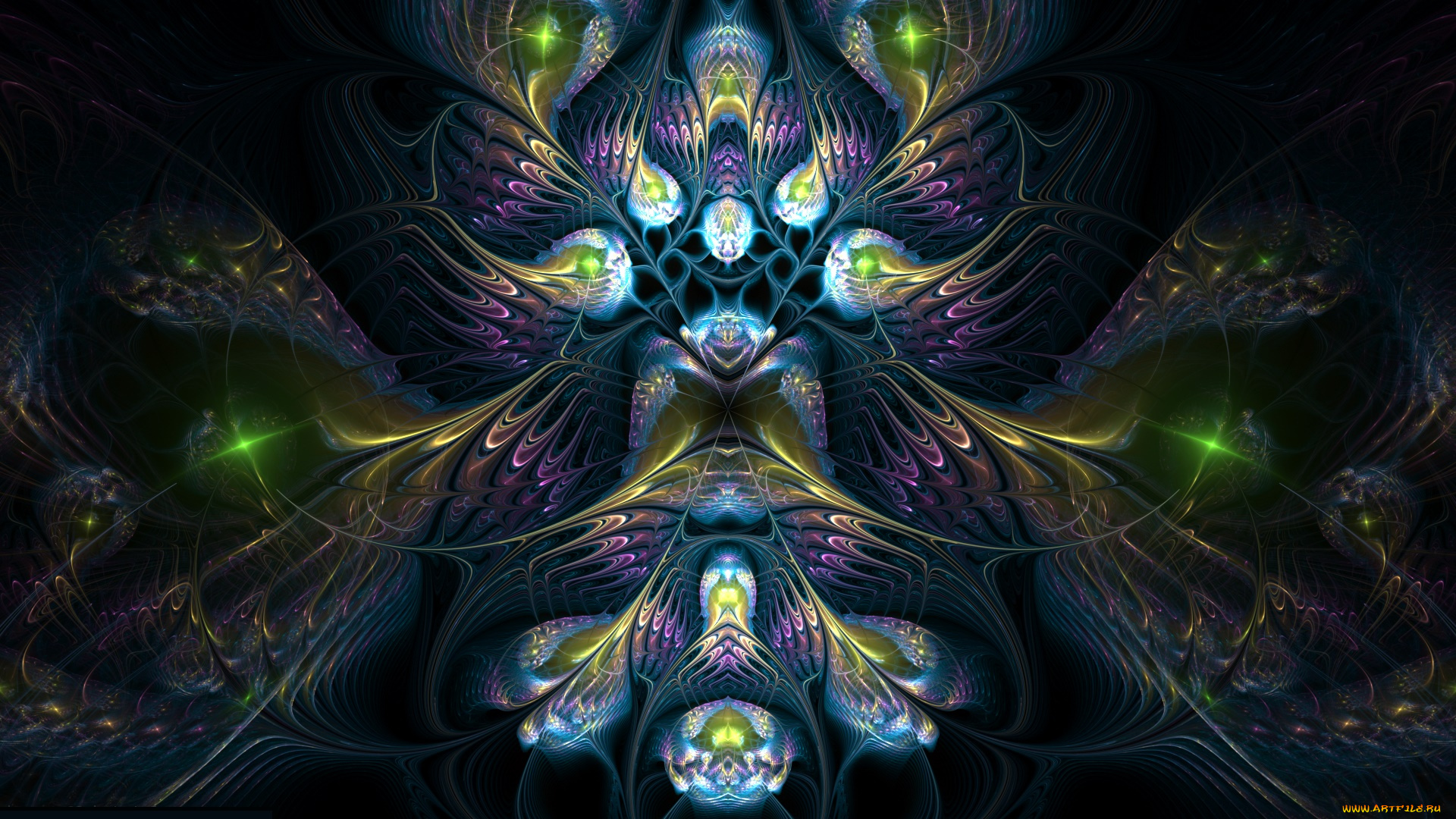 3д, графика, фракталы, , fractal, цвета, фон, узор