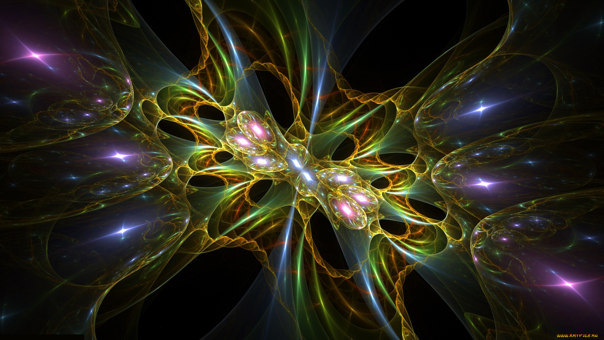 3д, графика, фракталы, , fractal, цвета, фон, узор