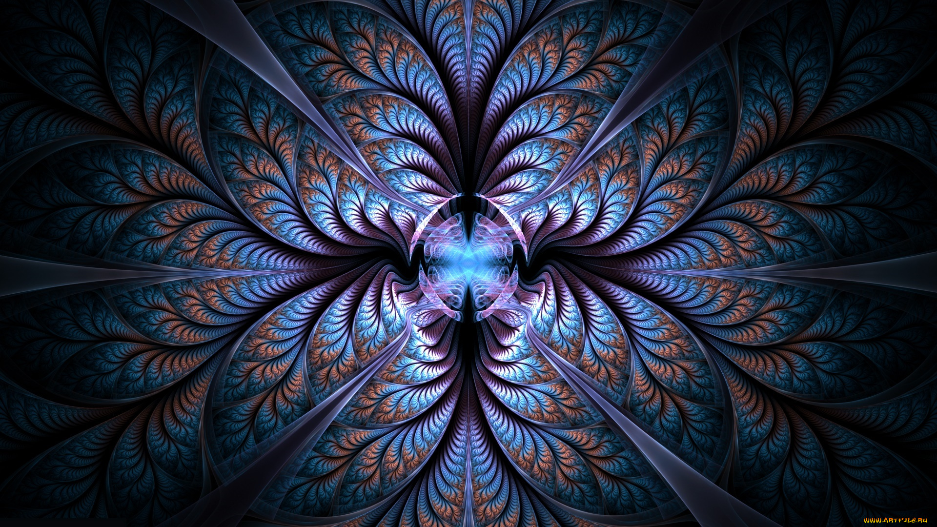 3д, графика, фракталы, , fractal, цвета, узор, фон