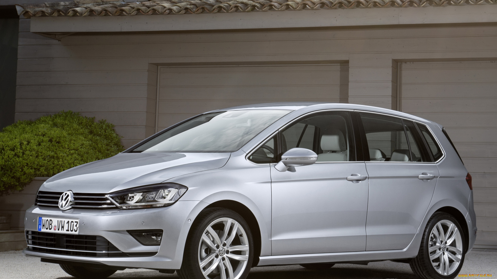 автомобили, volkswagen, tdi, 2014, sportsvan, golf, серый