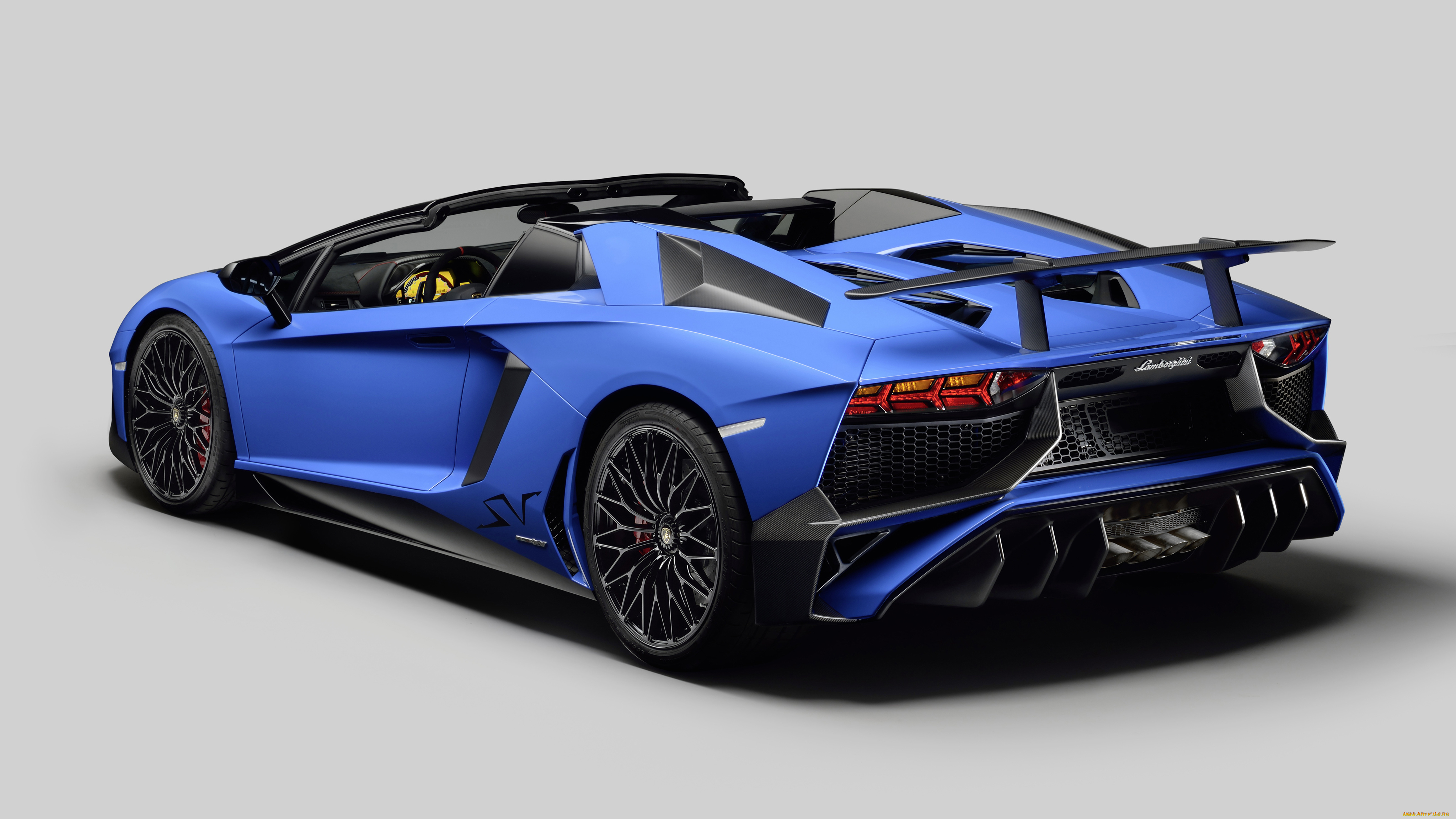 автомобили, lamborghini, голубой, lb834, 2015г, roadster, superveloce, lp, 750-4, aventador