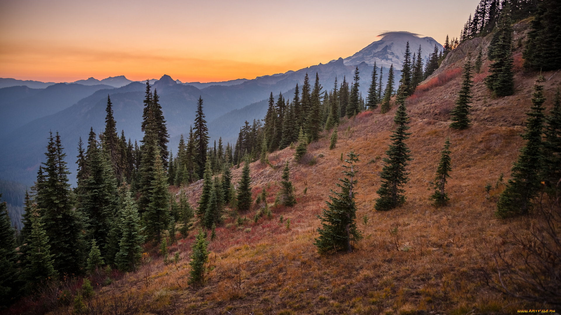 природа, горы, склон