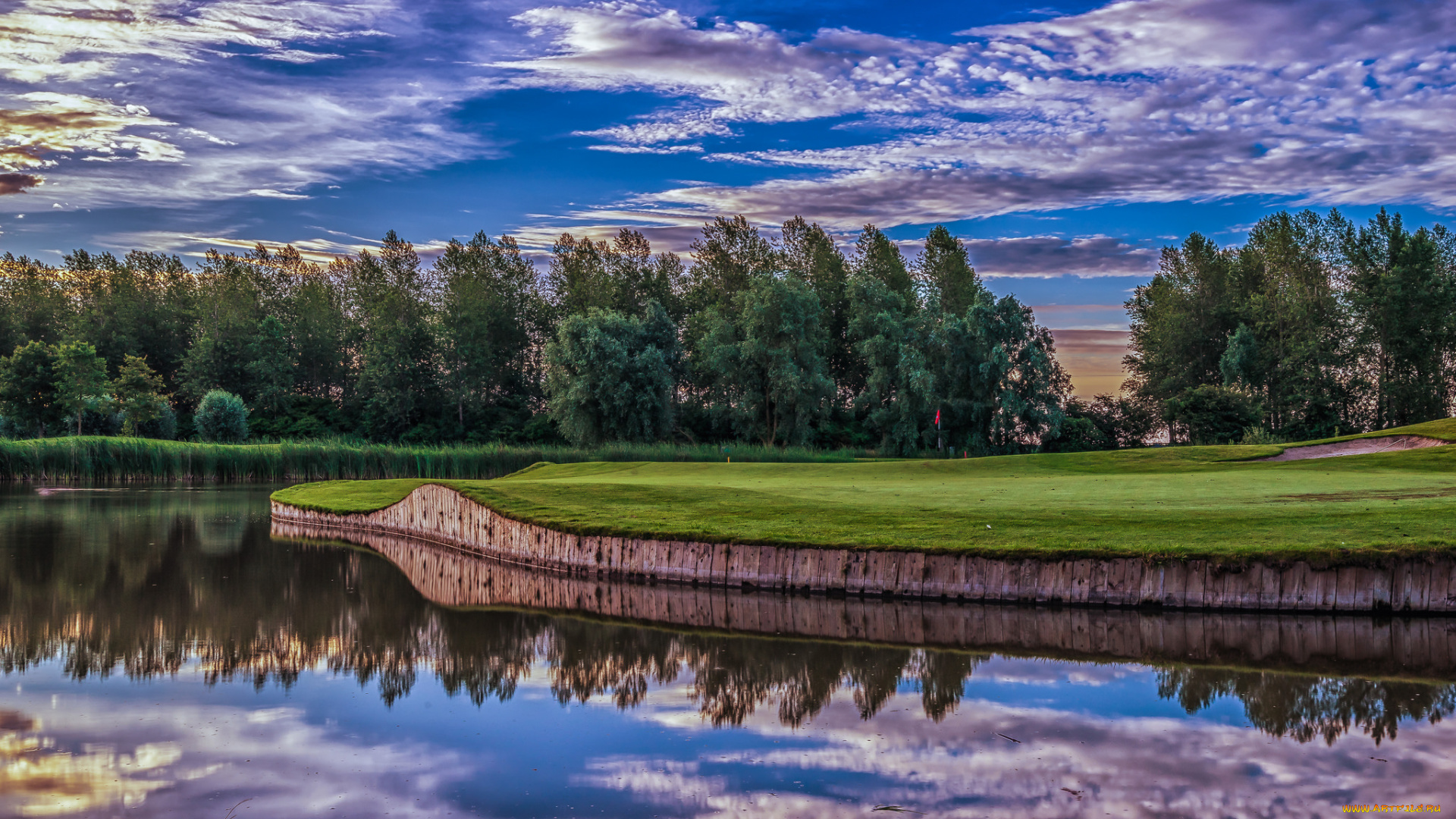 природа, реки, озера, лес, река