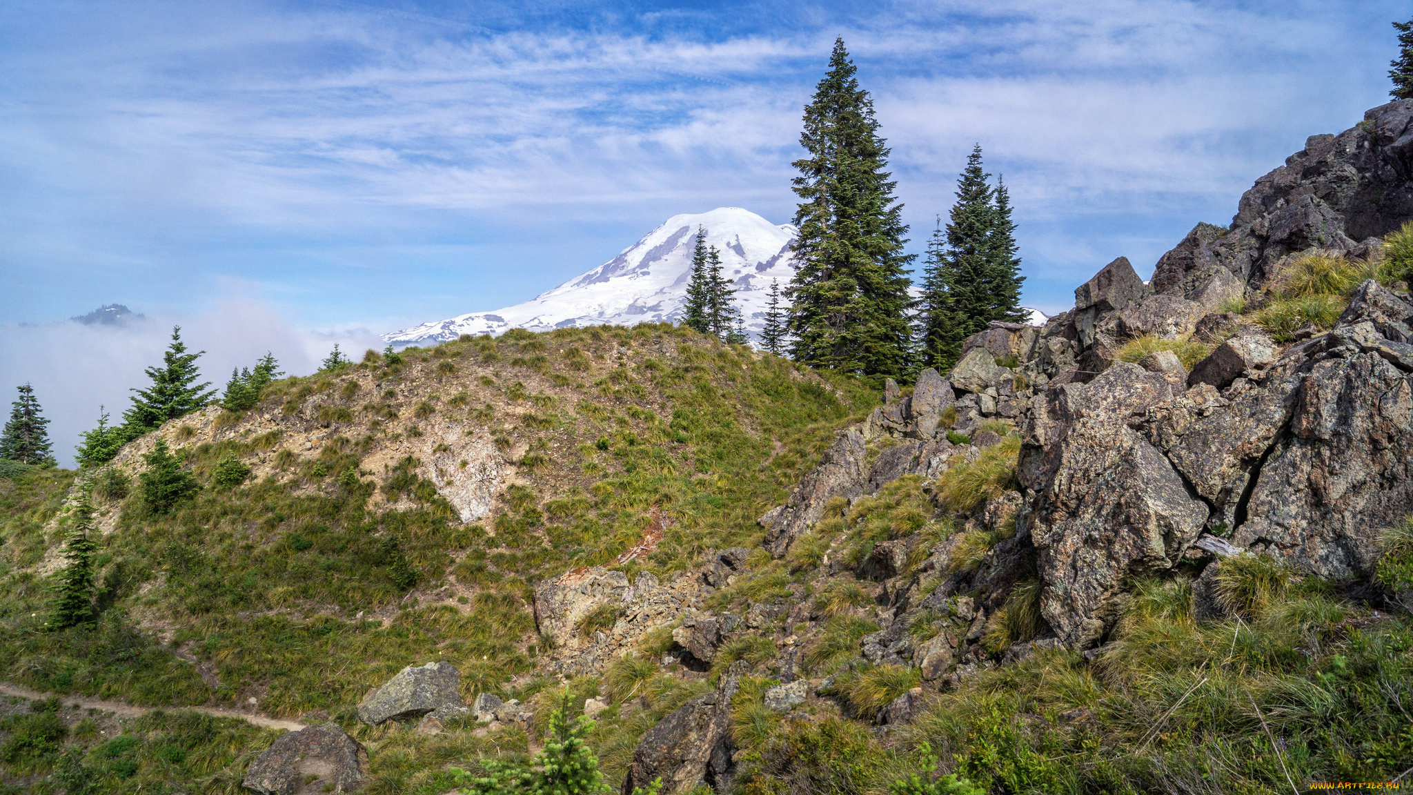 природа, горы, скалы