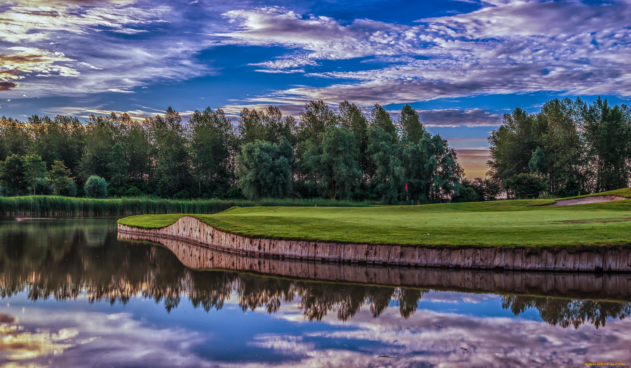 природа, реки, озера, лес, река