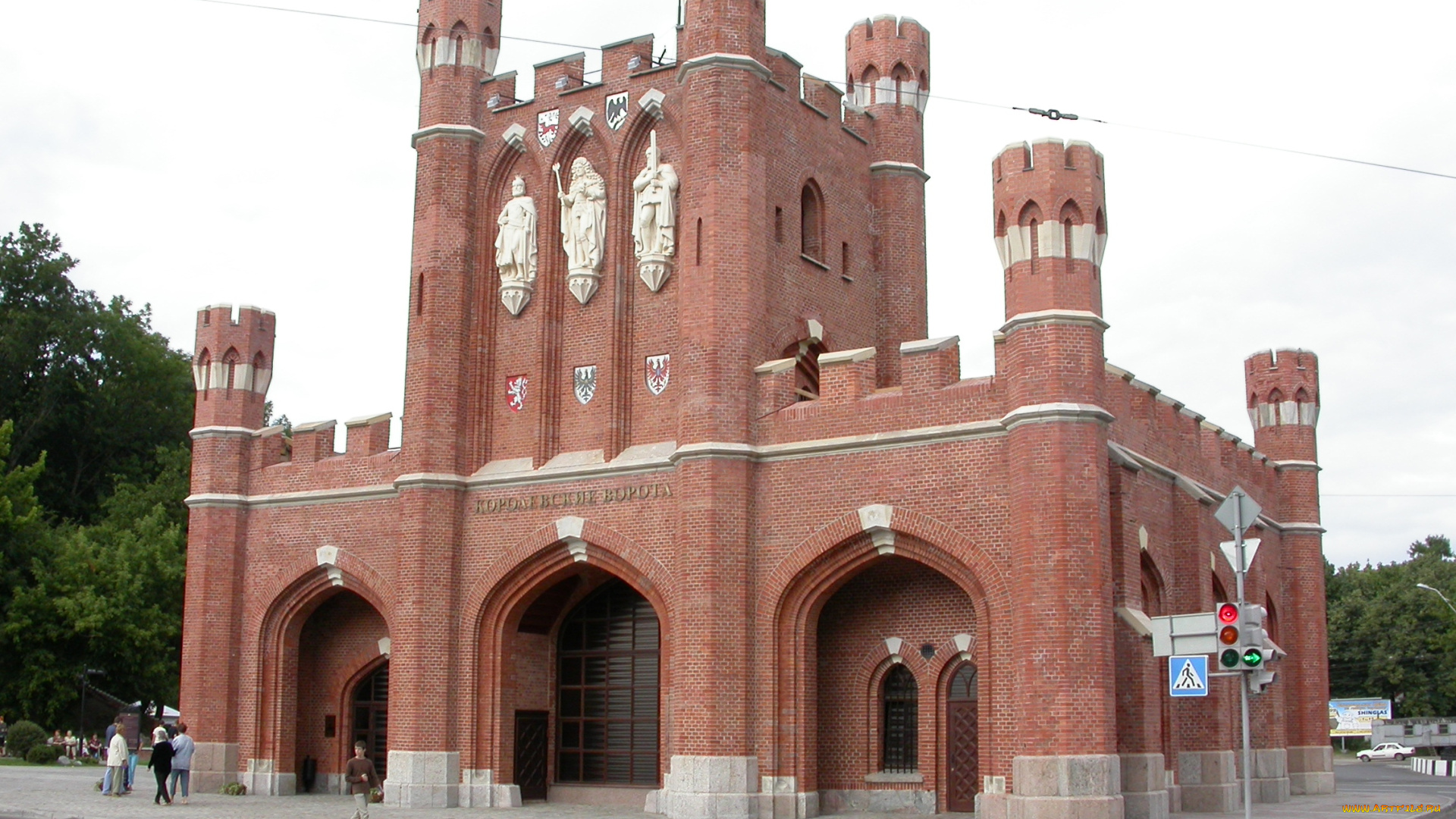королевские, ворота, города, -, исторические, , архитектурные, памятники, королевские, калининград, ворота
