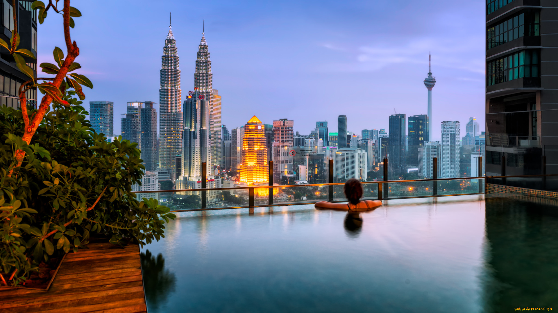 kuala, lumpur, города, куала-лумпур, , малайзия, небоскребы, панорама