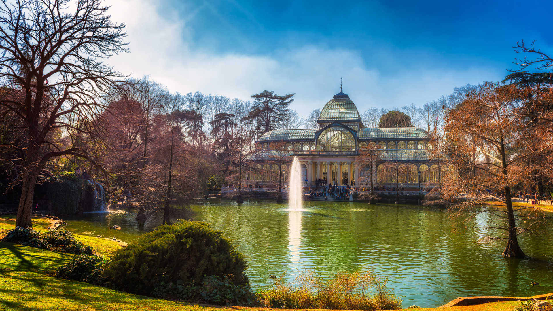 madrid, , buen, retiro, park, города, мадрид, , испания, парк