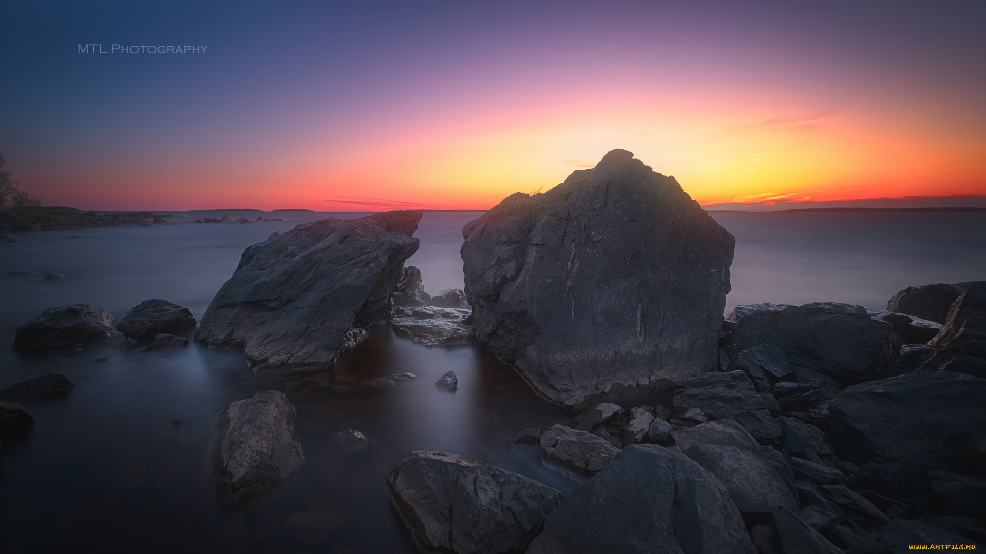 природа, восходы, закаты, озеро, закат