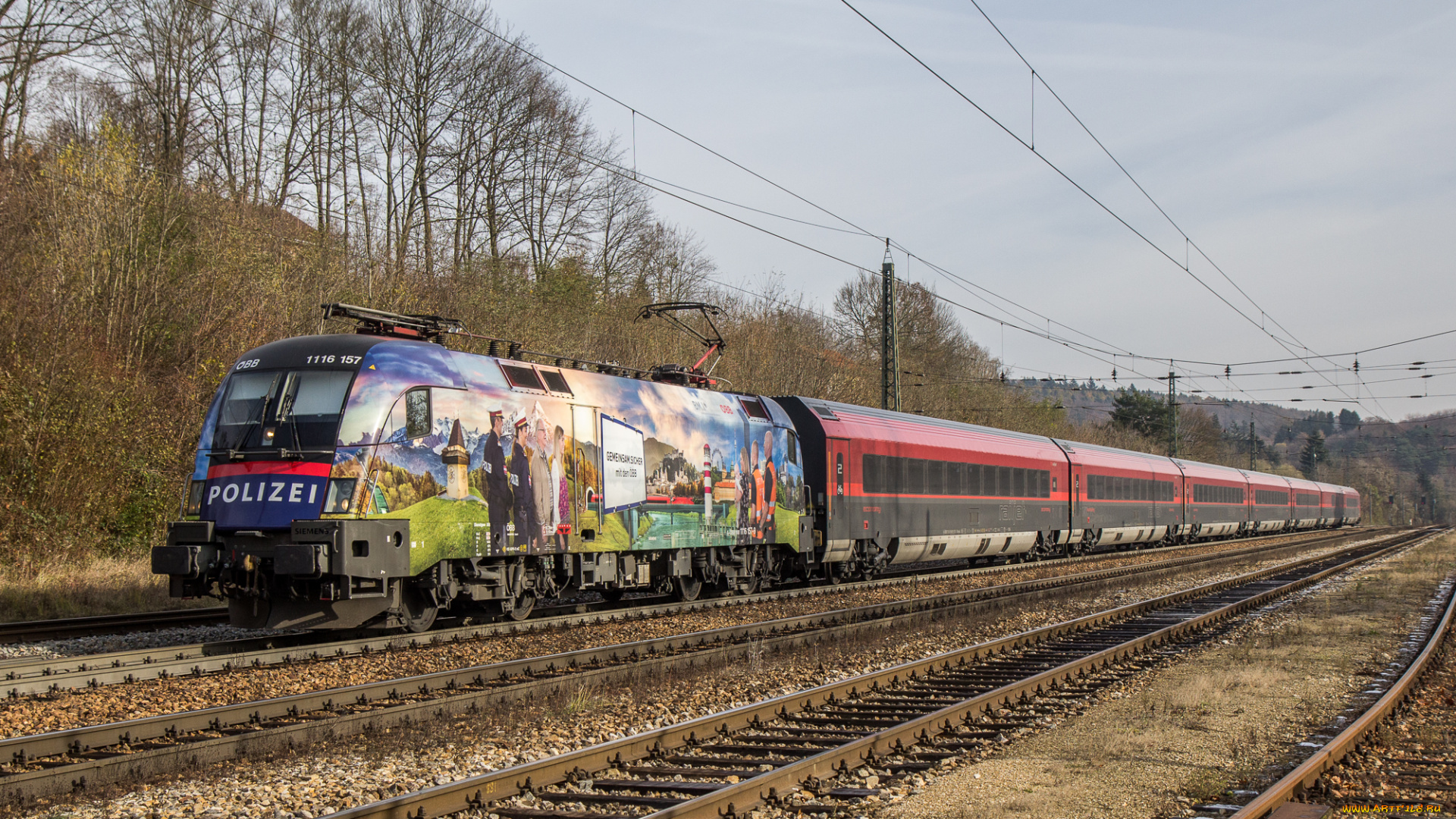 техника, электровозы, локомотив, состав