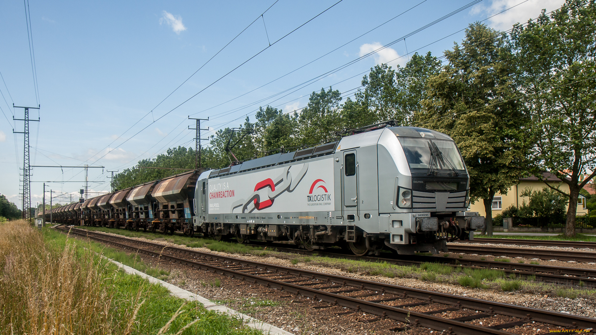 техника, электровозы, состав, локомотив