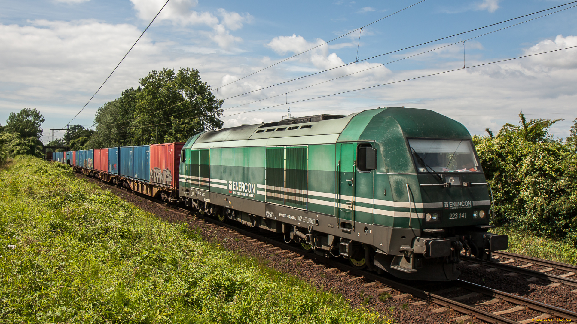 техника, поезда, состав, локомотив