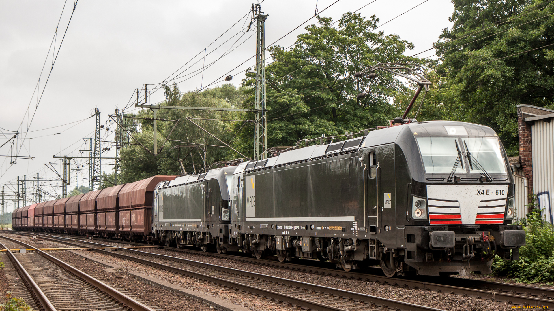 техника, поезда, состав, локомотив