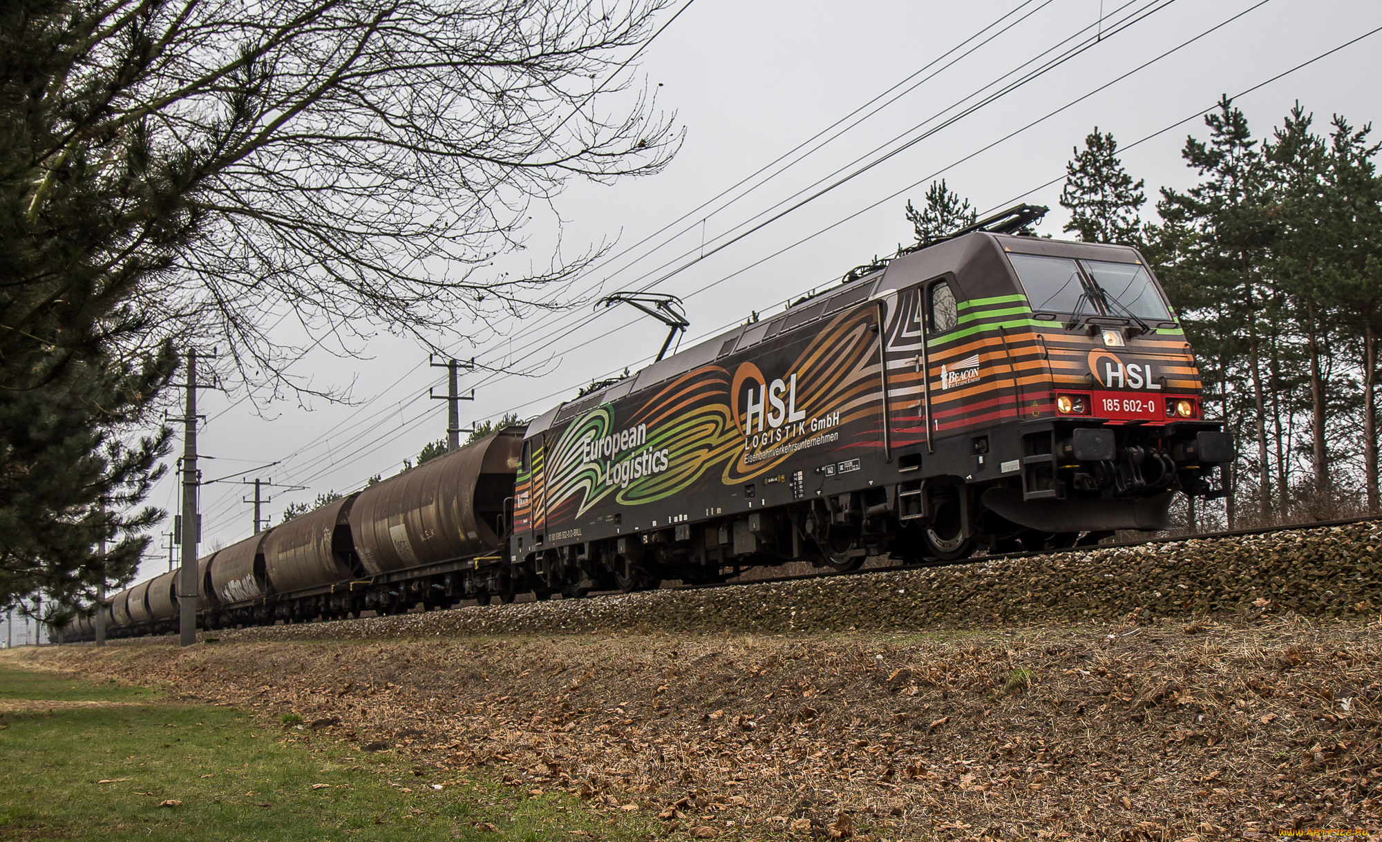 техника, электровозы, локомотив, состав