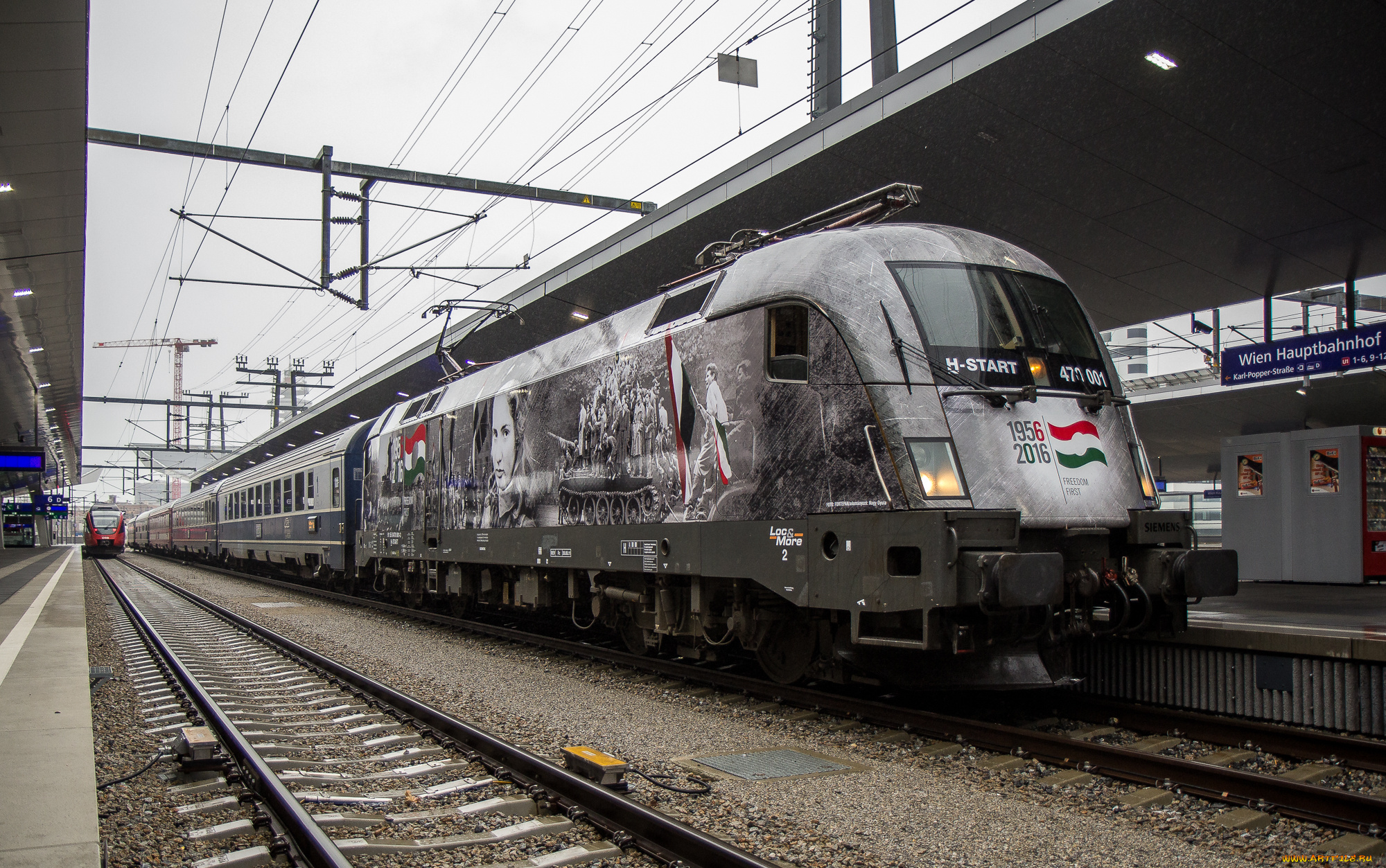 техника, электровозы, локомотив, состав