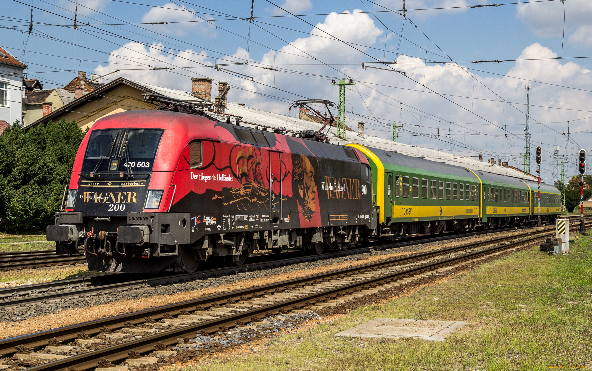 техника, электровозы, локомотив, состав