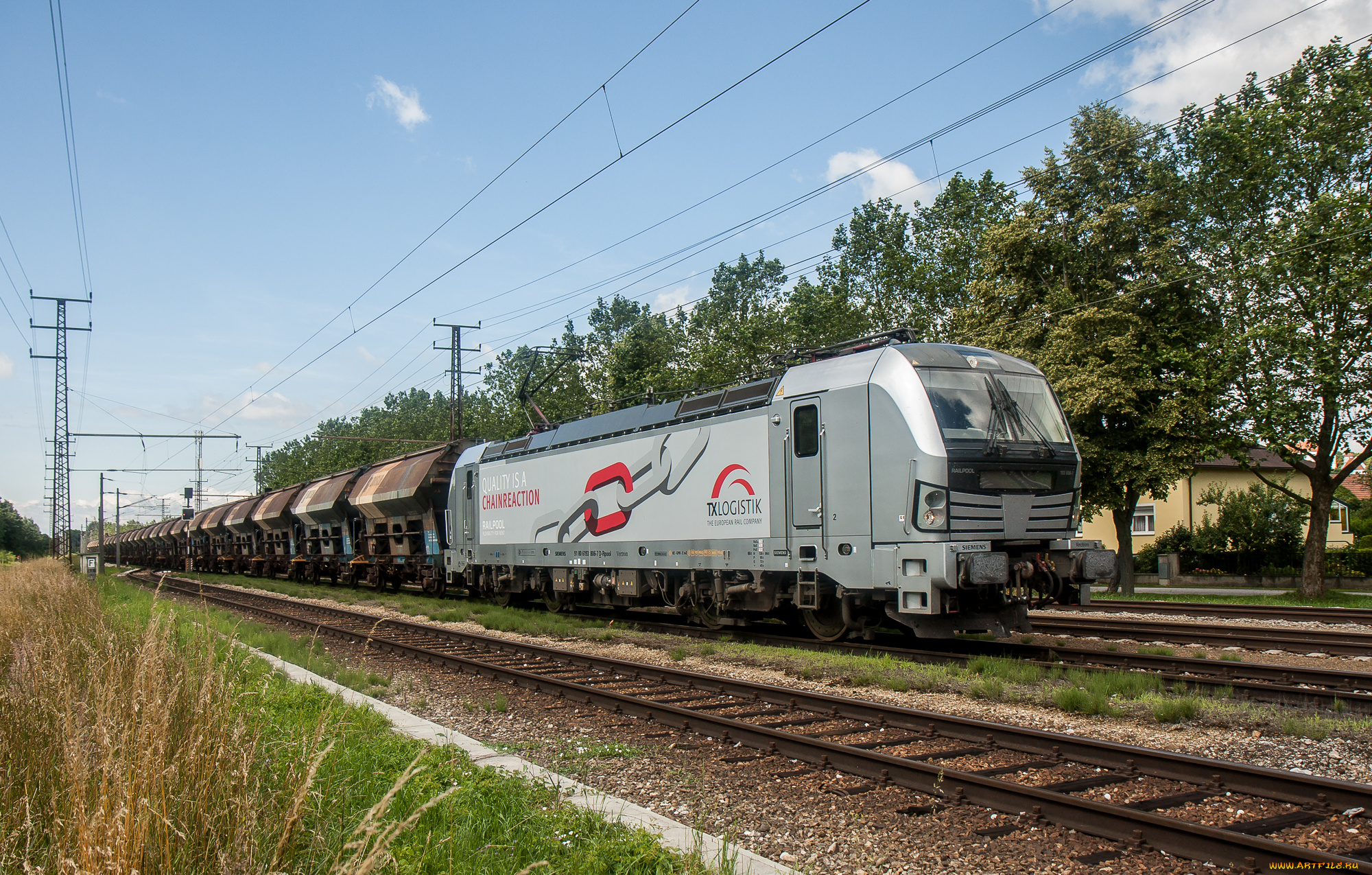 техника, электровозы, состав, локомотив