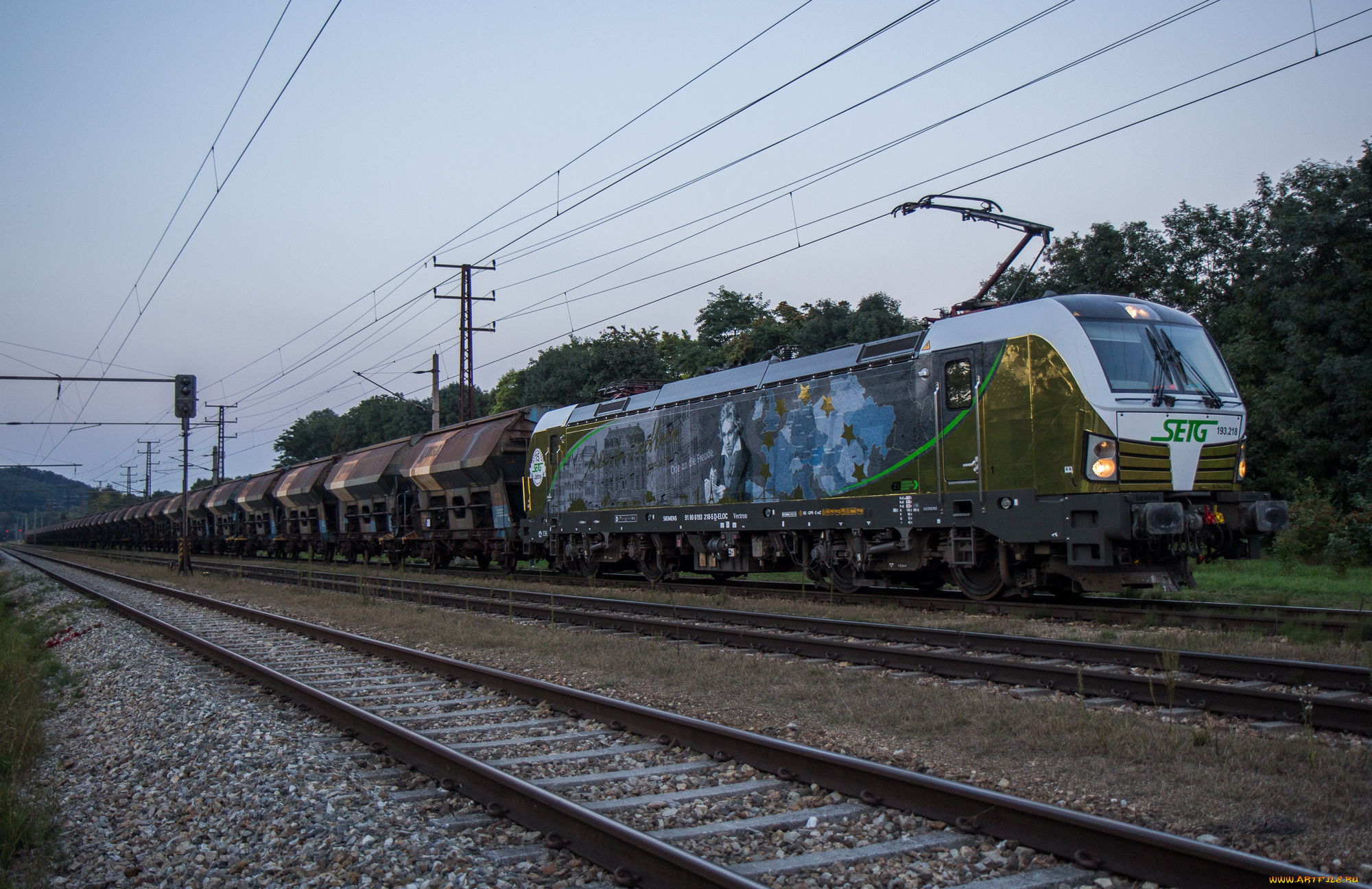 техника, электровозы, состав, локомотив