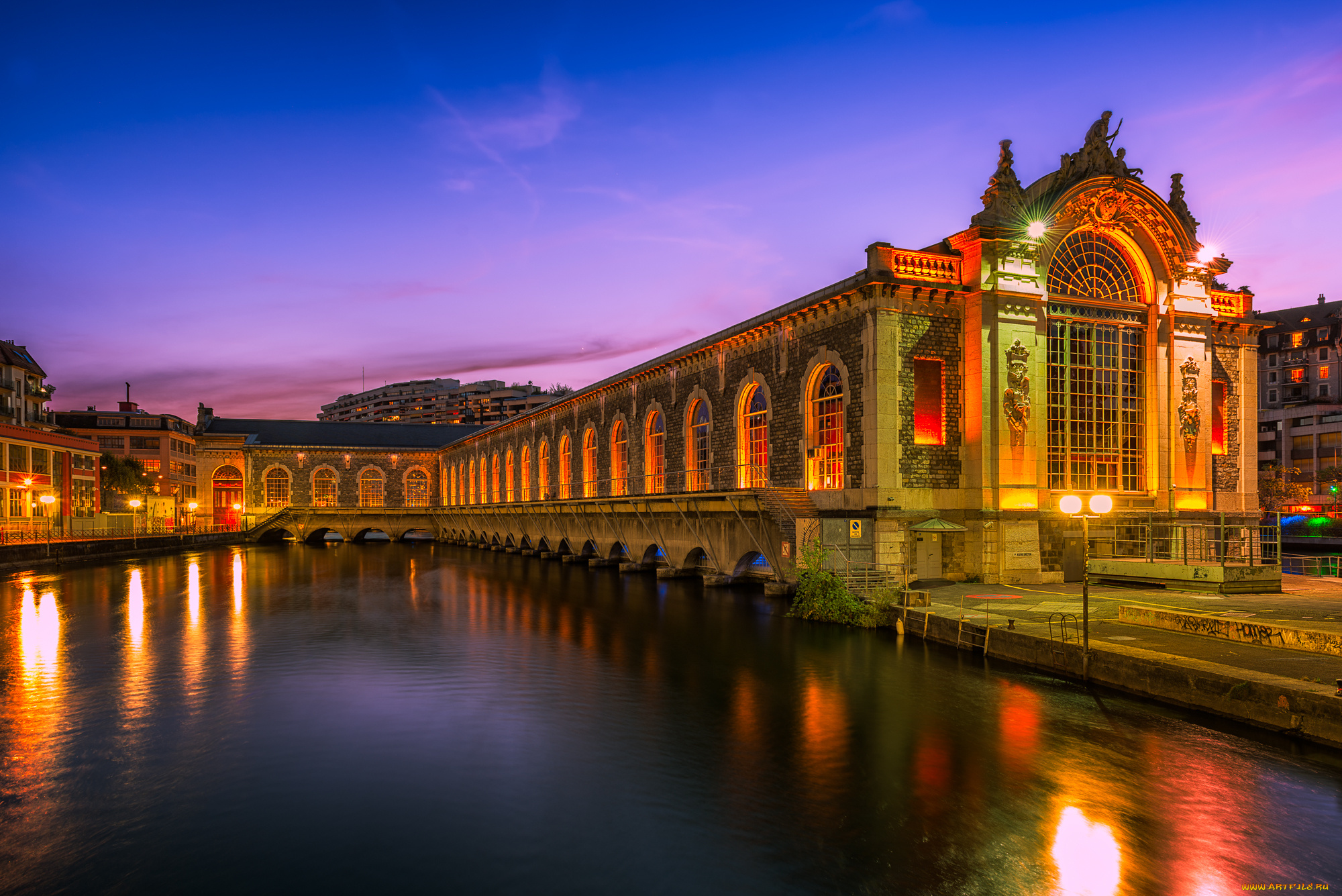 geneva, города, -, панорамы, панорама