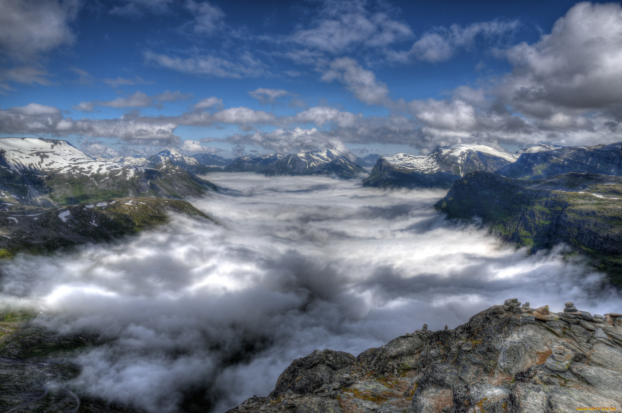 природа, горы, простор