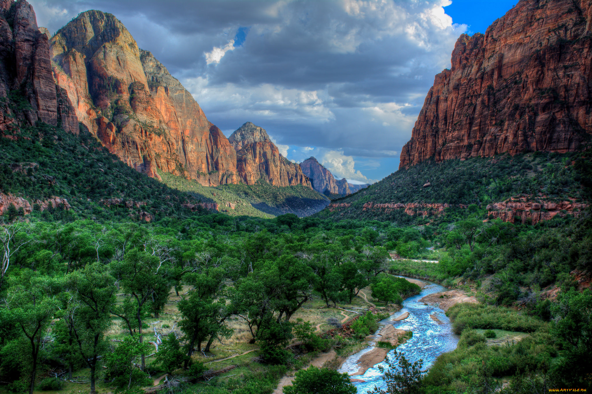 природа, реки, озера, лес, река