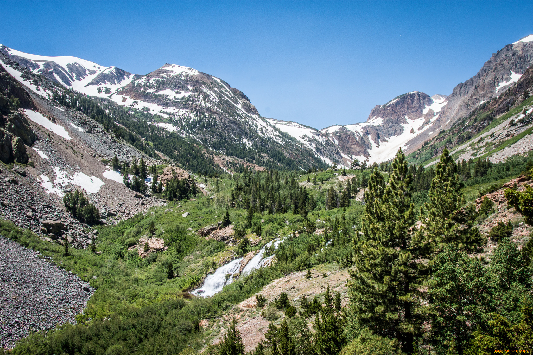 природа, горы, простор