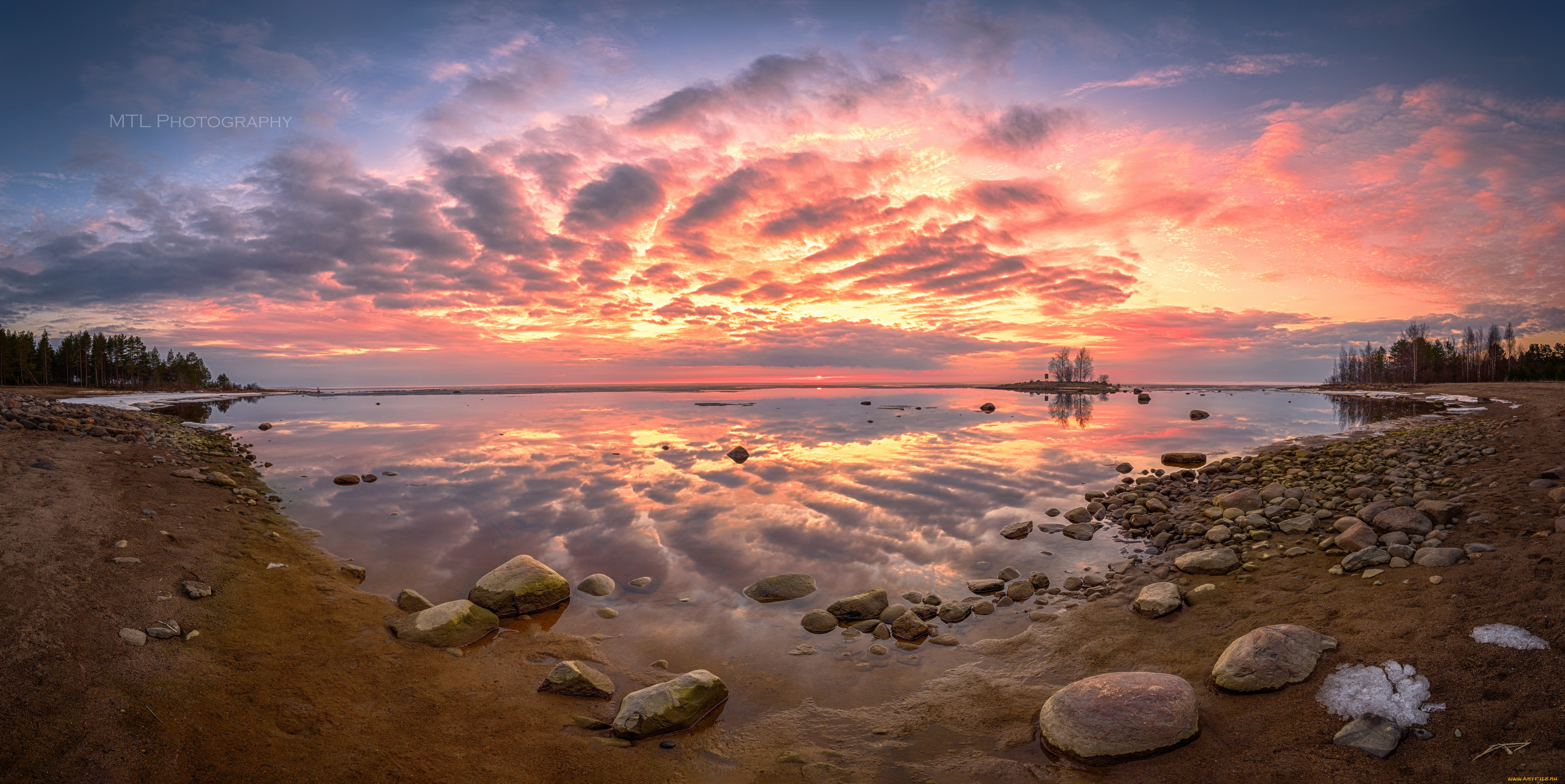 природа, восходы, закаты, озеро, закат