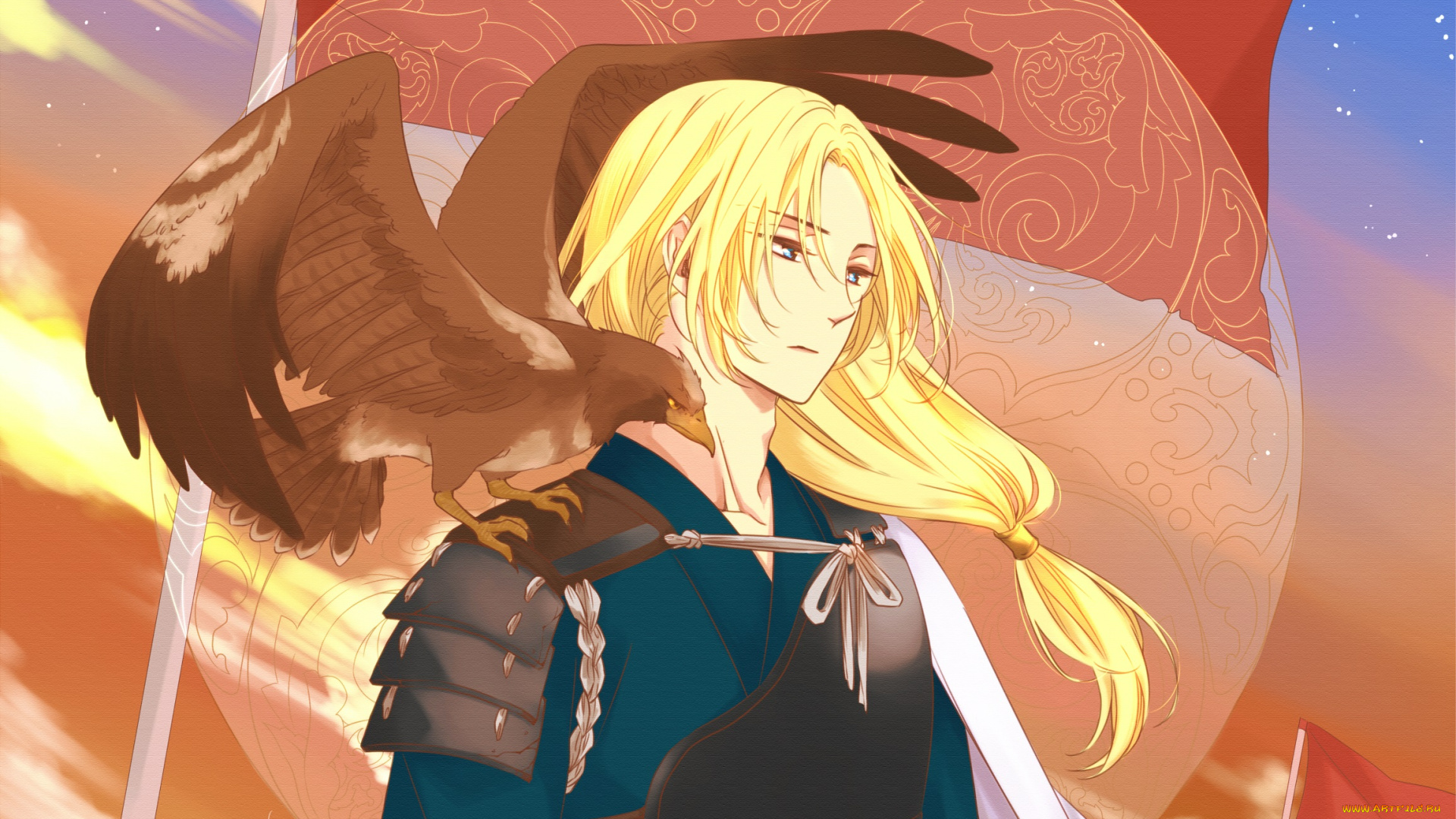 аниме, akatsuki, no, yona, сувон, орёл