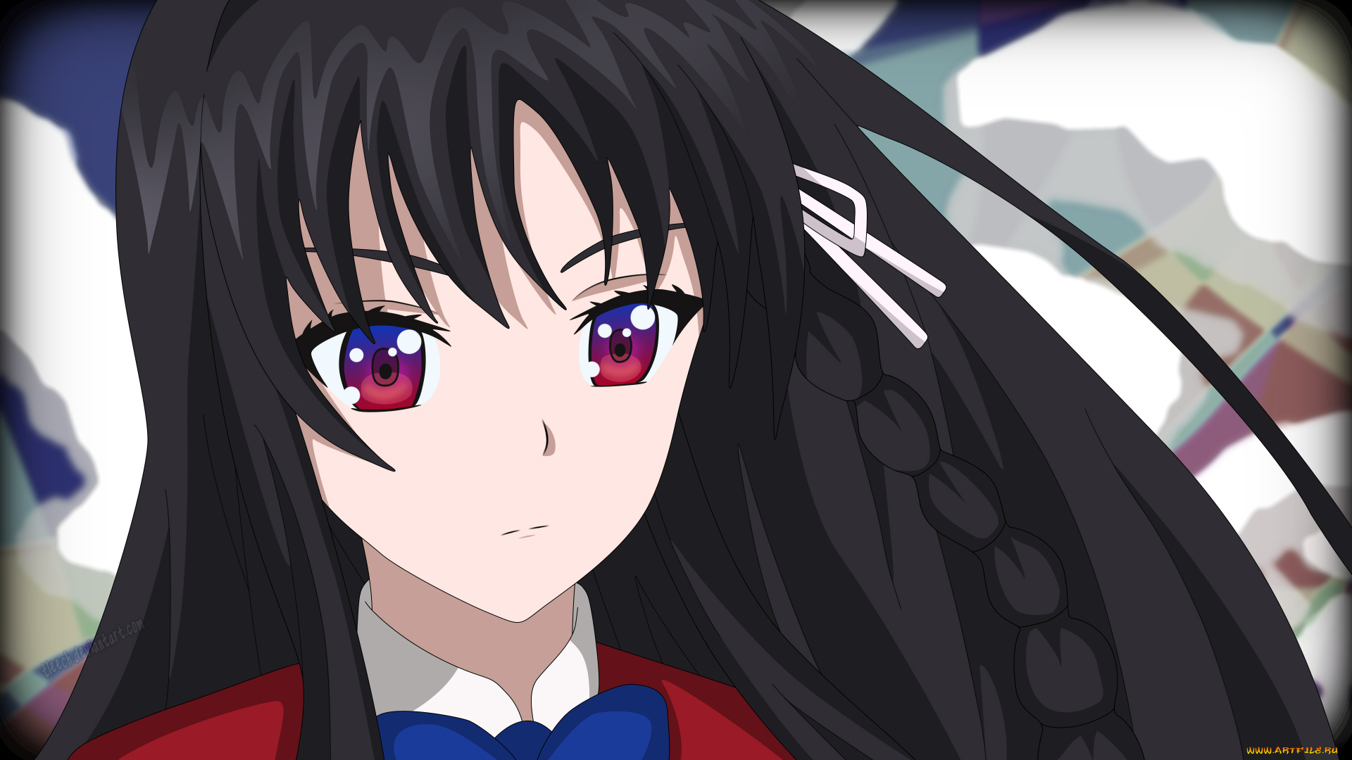 аниме, highschool, dxd, девушка