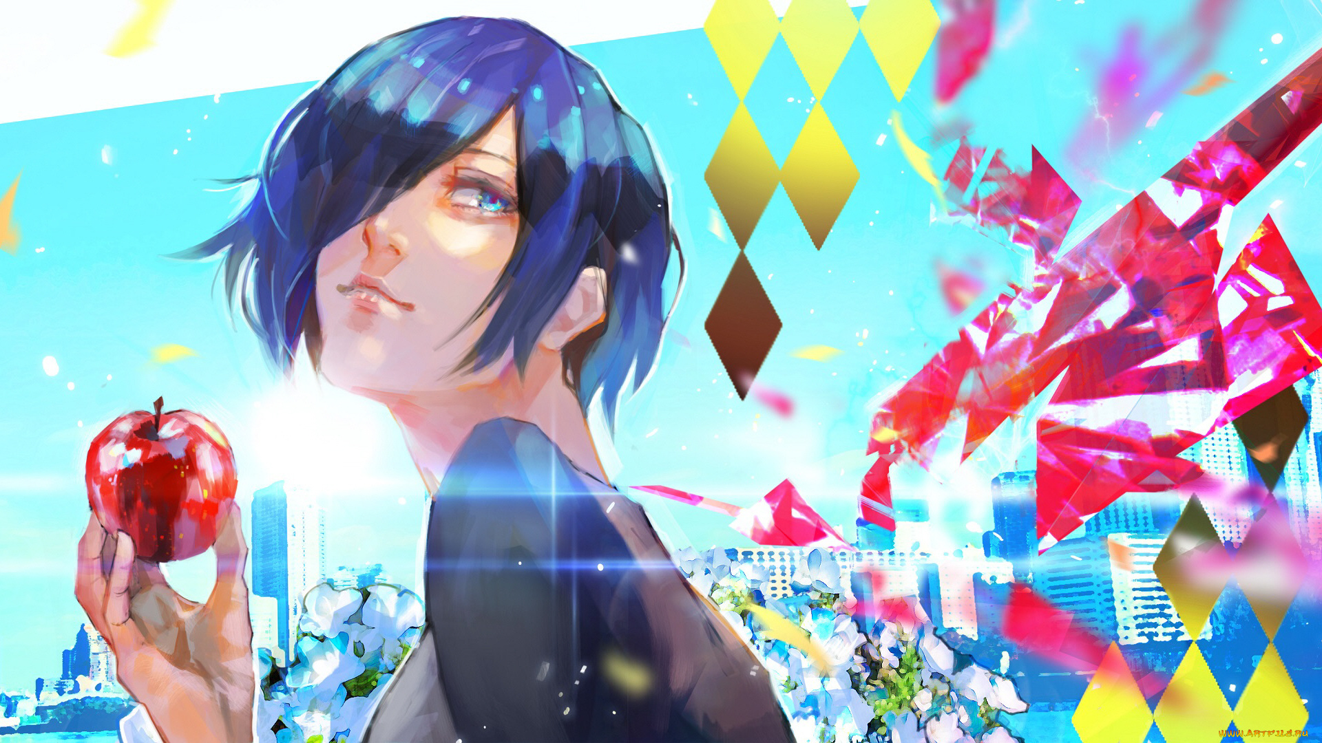 аниме, tokyo, ghoul, девушка