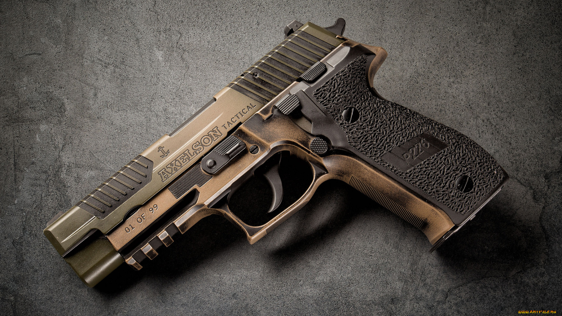 axelson, tactical, p226, оружие, пистолеты, ствол