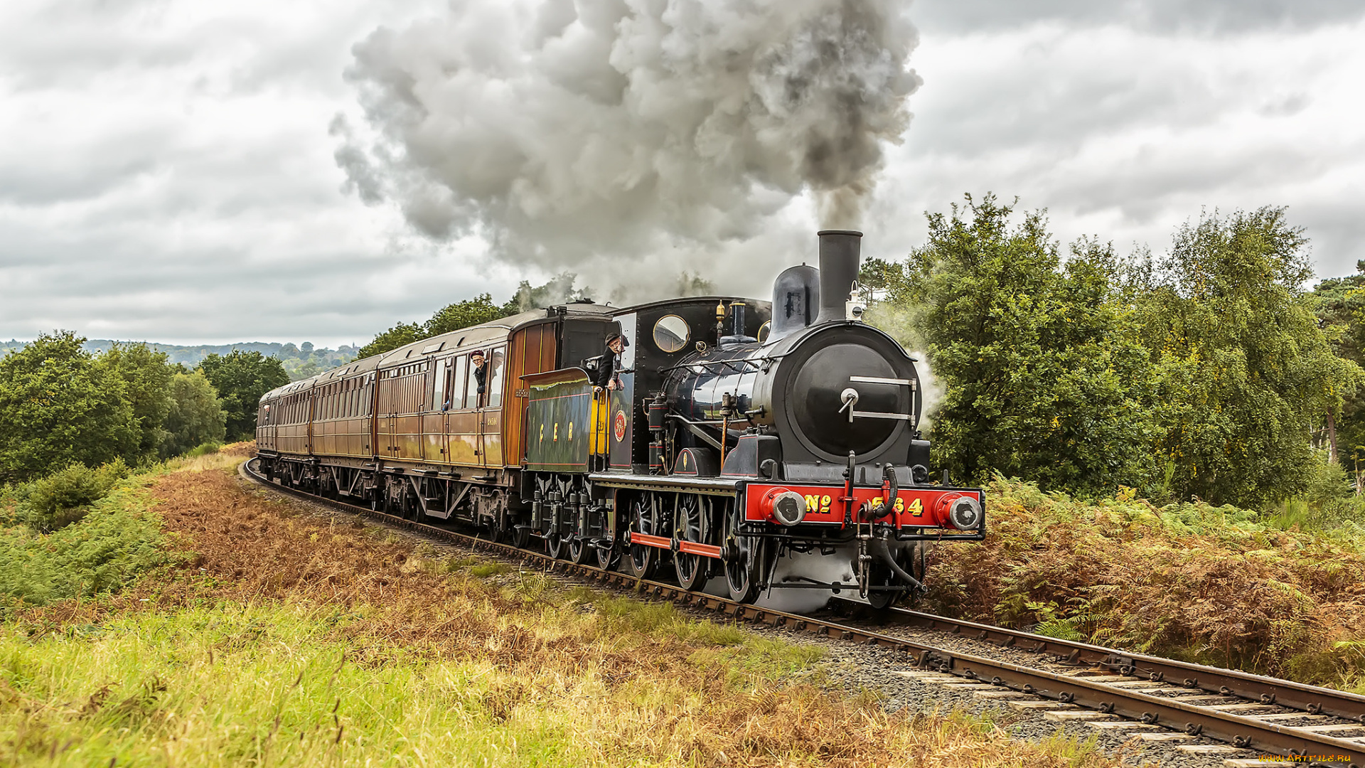 техника, паровозы, состав, локомотив