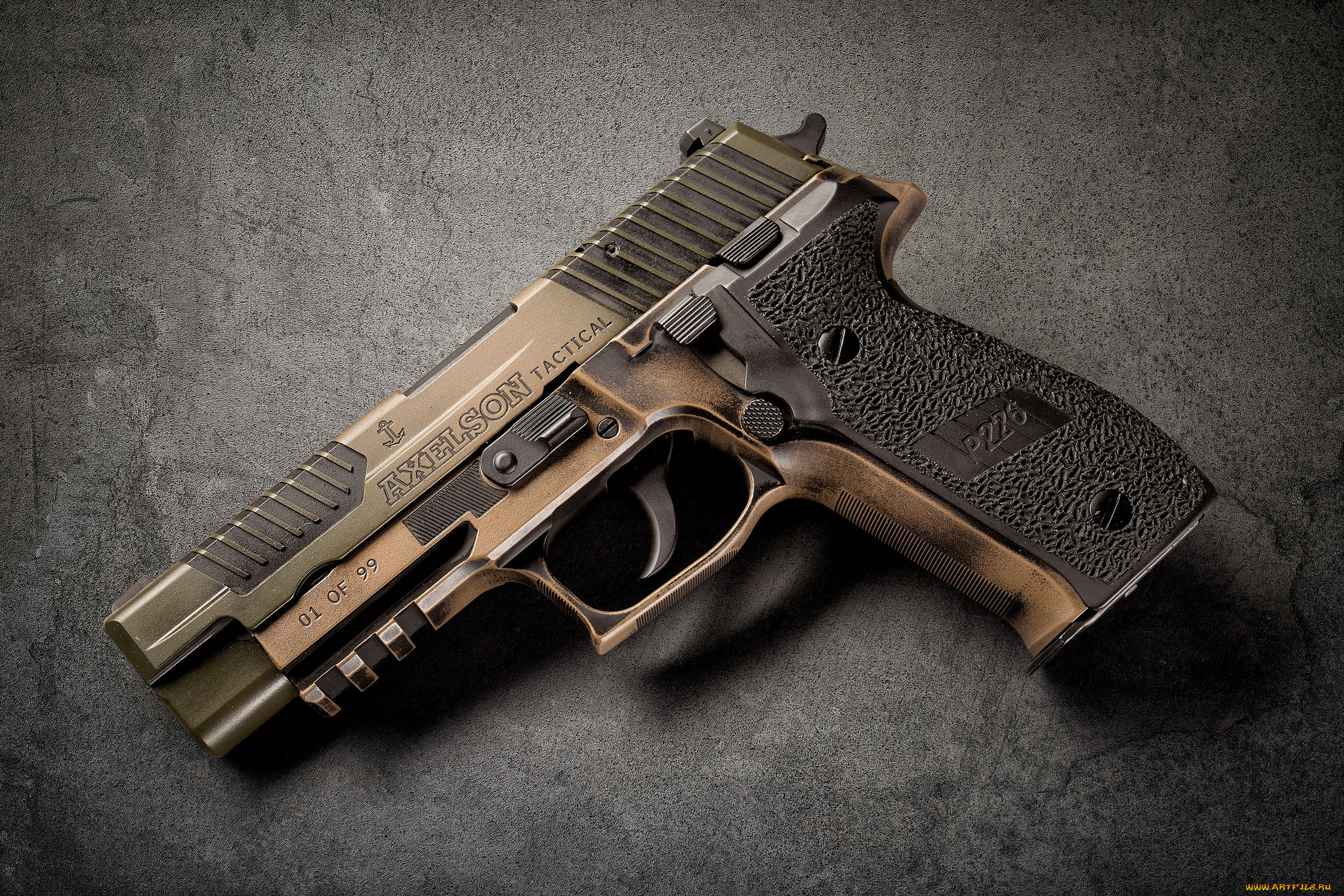axelson, tactical, p226, оружие, пистолеты, ствол