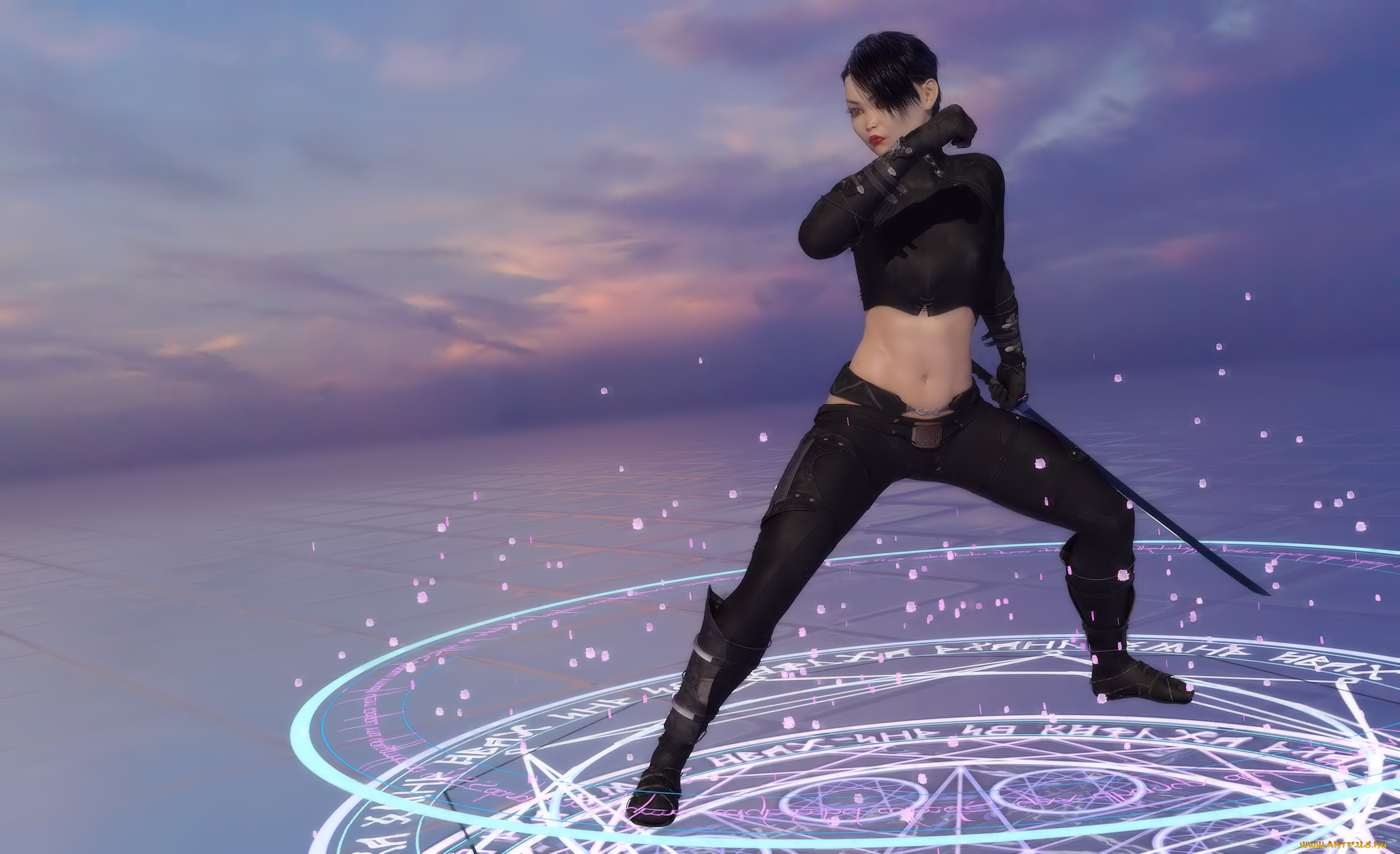 3д, графика, фантазия, , fantasy, взгляд, девушка, фон