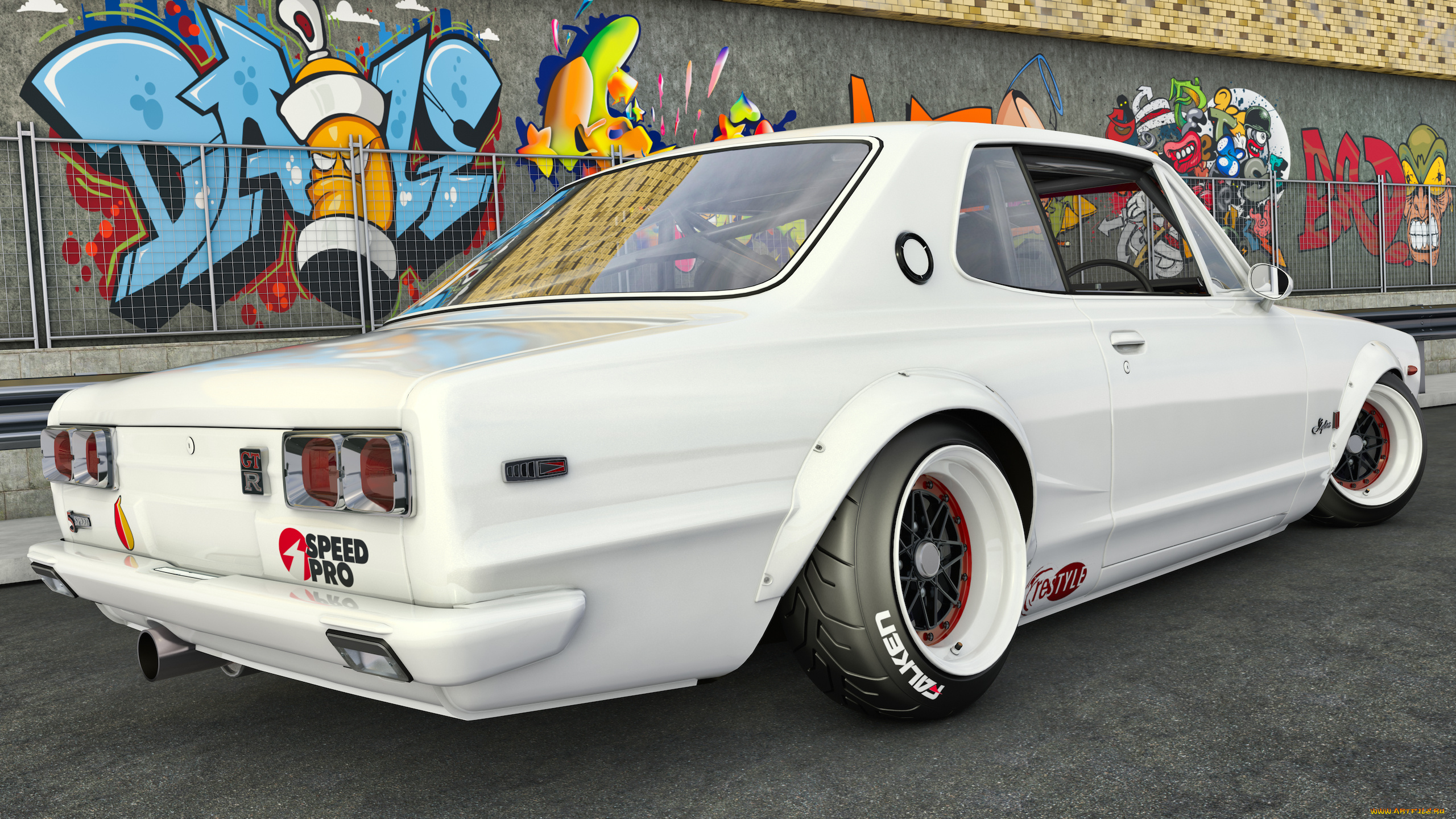 автомобили, 3д, nissan