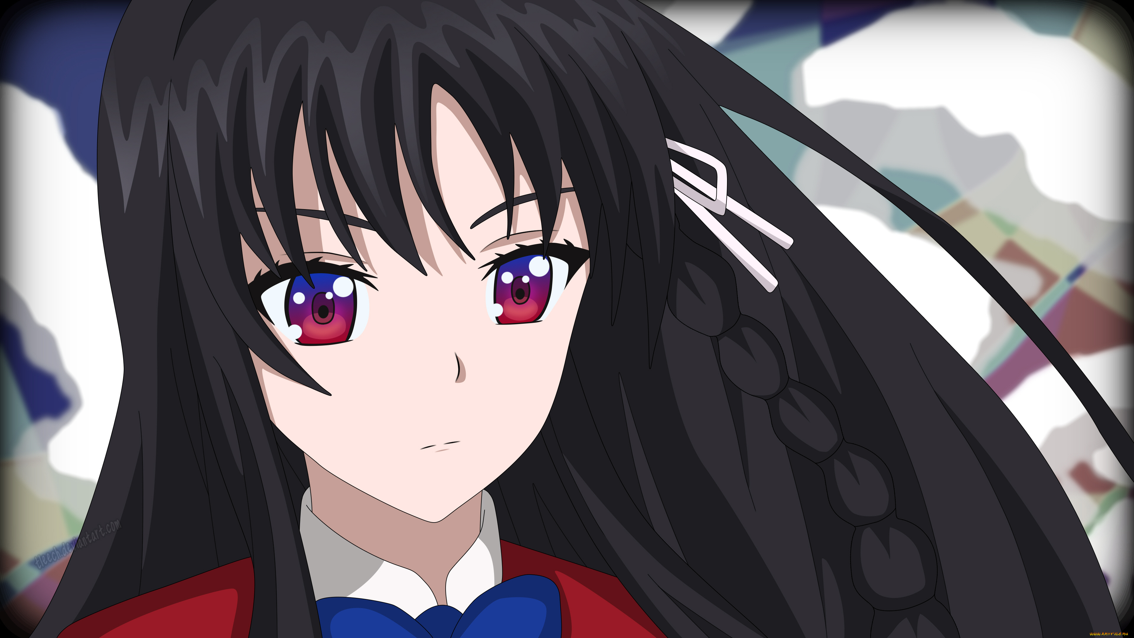 аниме, highschool, dxd, девушка