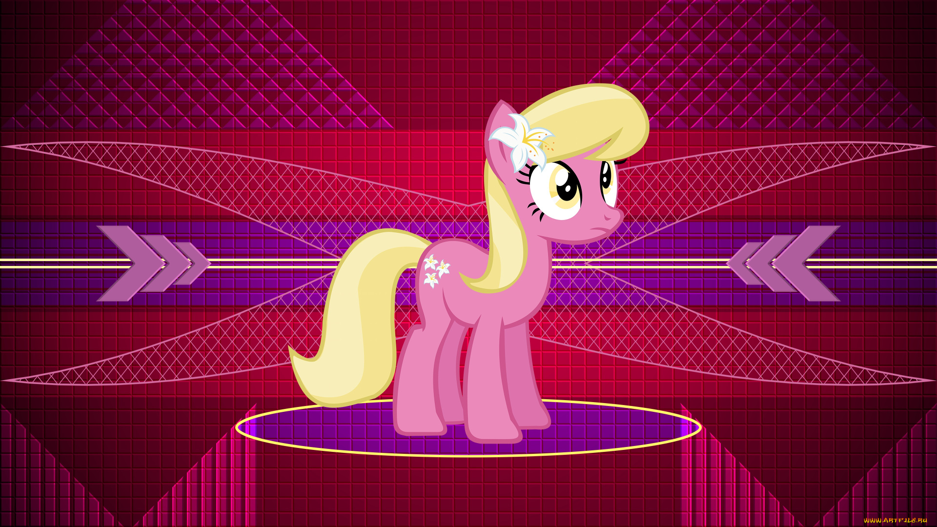 мультфильмы, my, little, pony, фон, пони