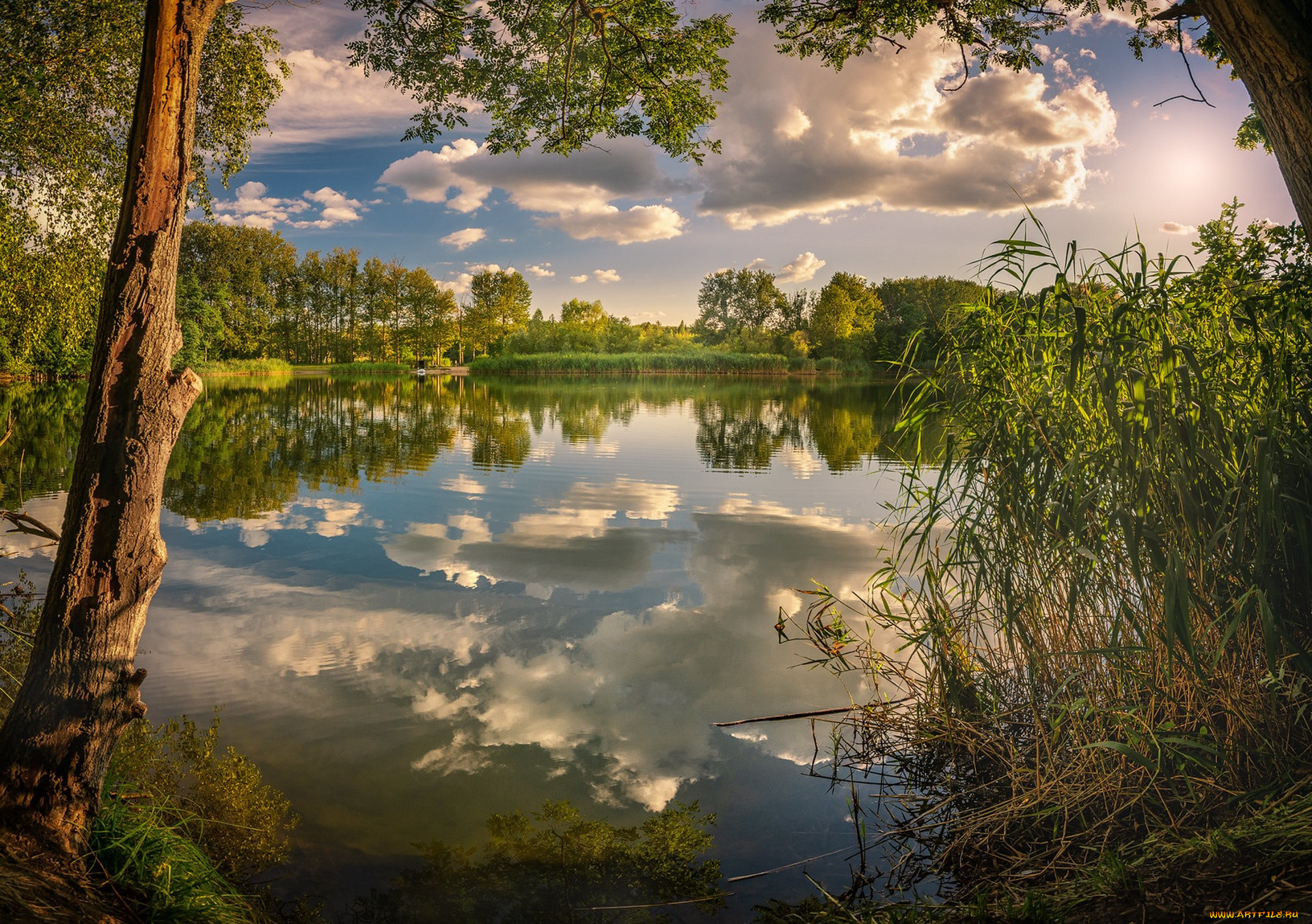 природа, реки, озера, простор