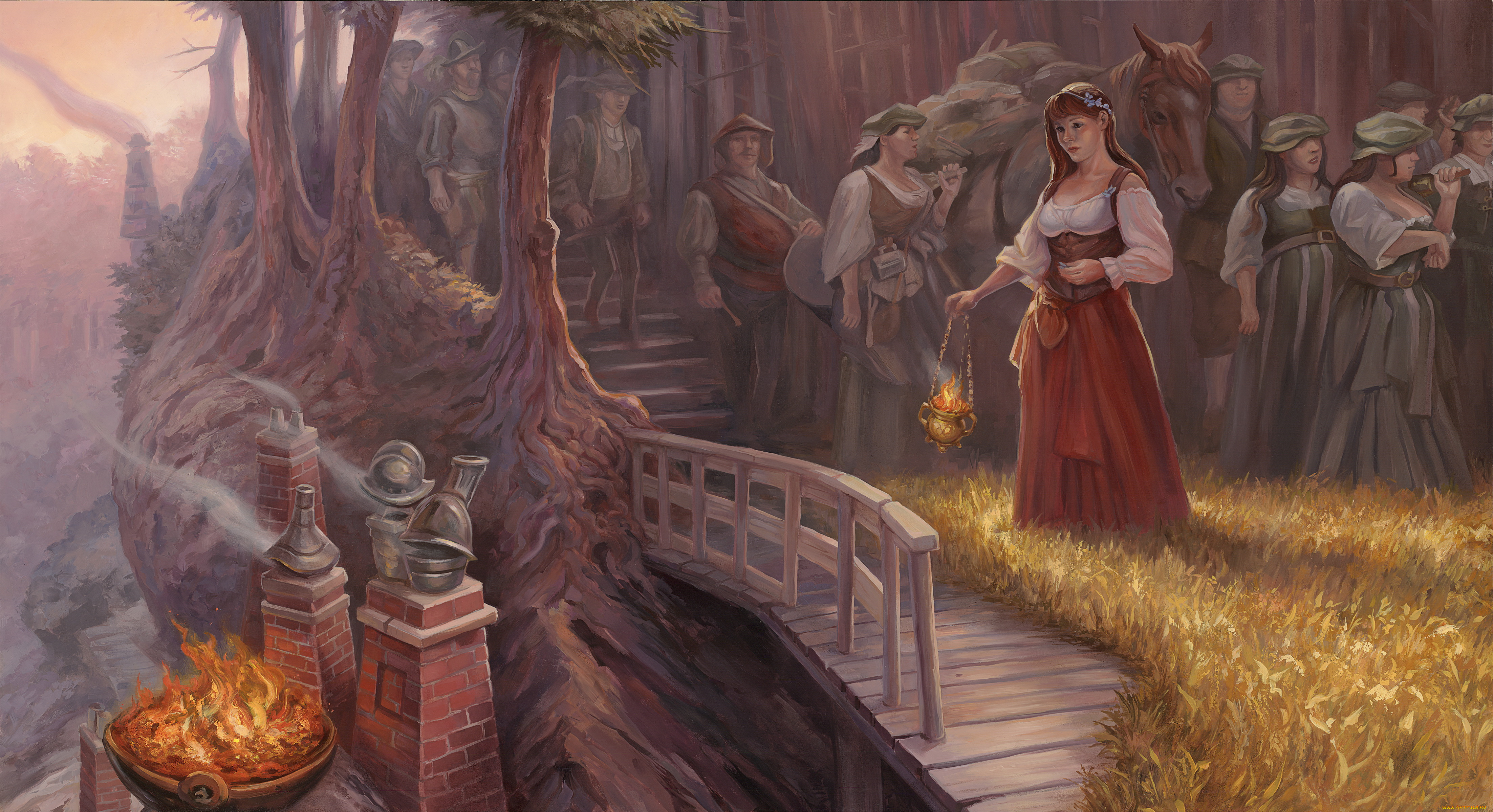 фэнтези, иные, миры, , иные, времена, огонь, конь, люди