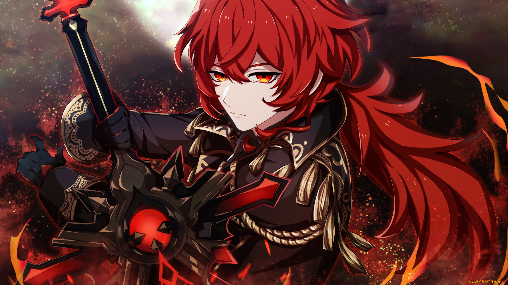 аниме, genshin, impact, genshin, impact