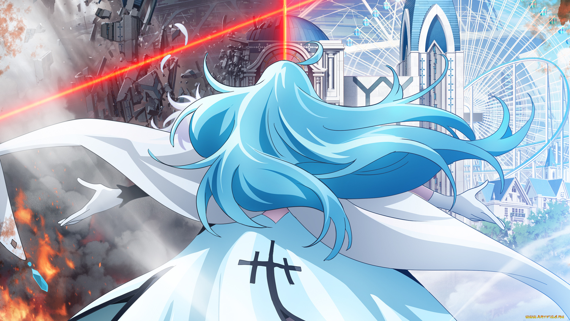 аниме, vivy, , fluorite, eye`s, song, fluorite, eye's, song